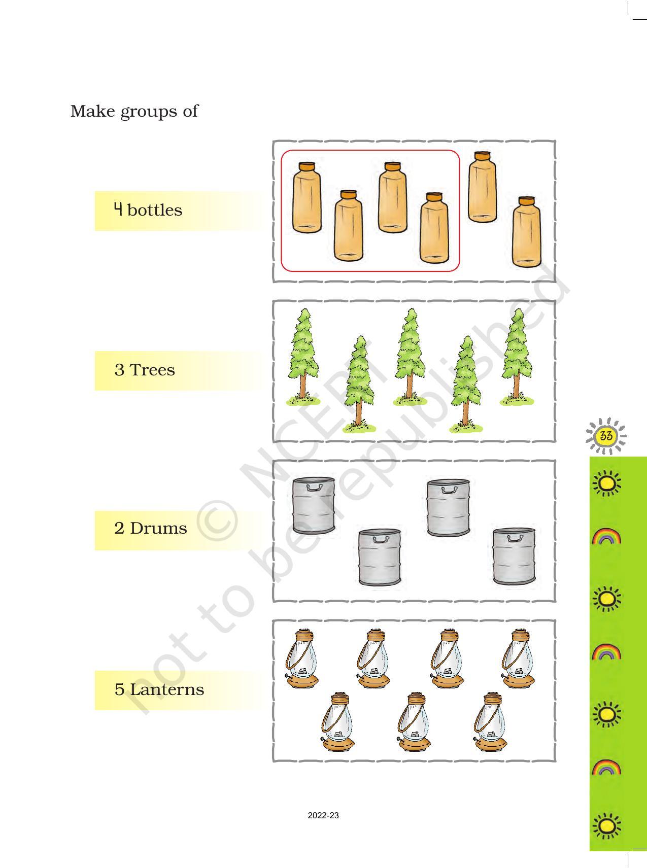 NCERT Book for Class 1 Maths :Chapter 2-Numbers From One To Nine - Page 13