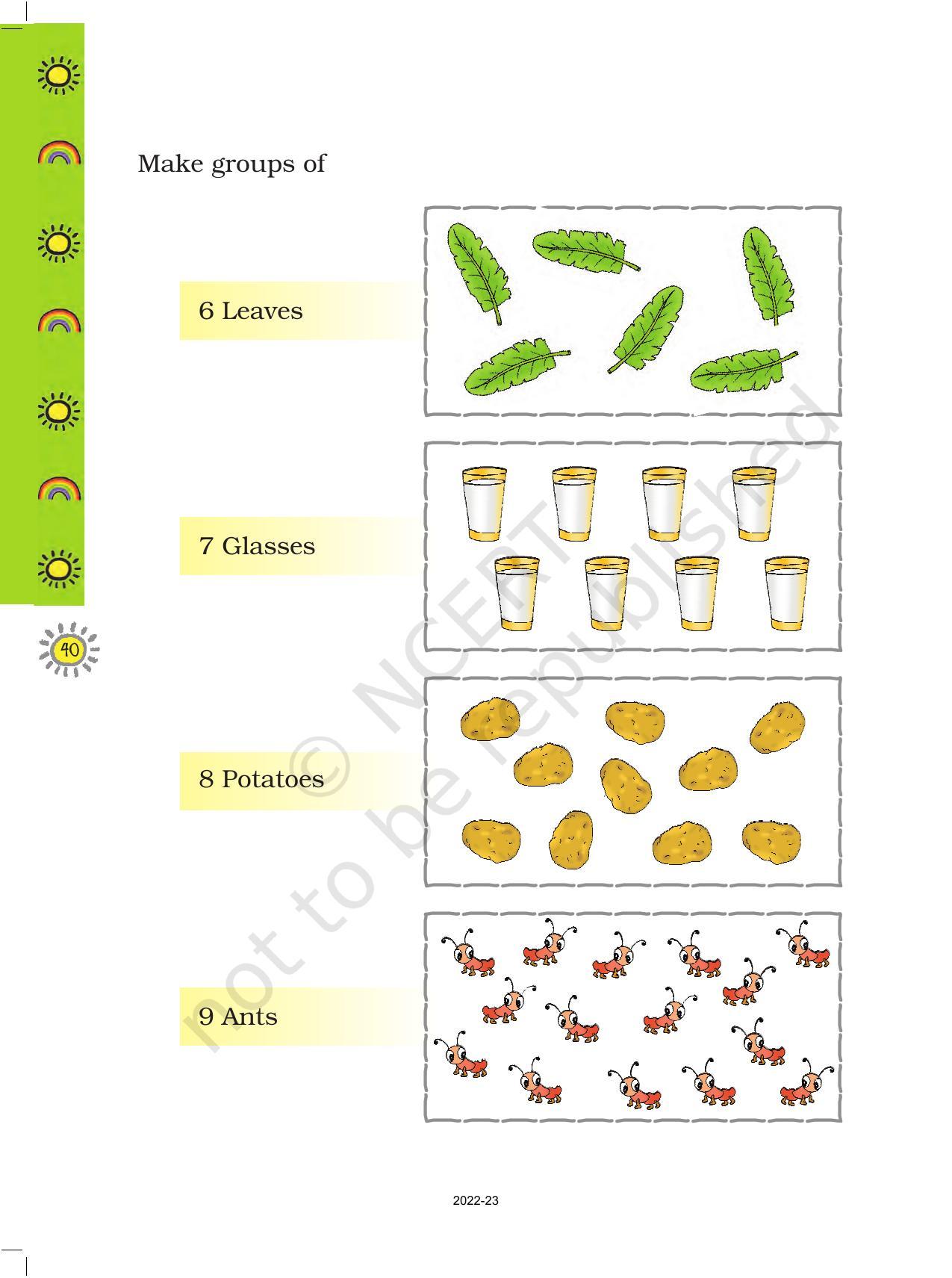 NCERT Book for Class 1 Maths :Chapter 2-Numbers From One To Nine - Page 20