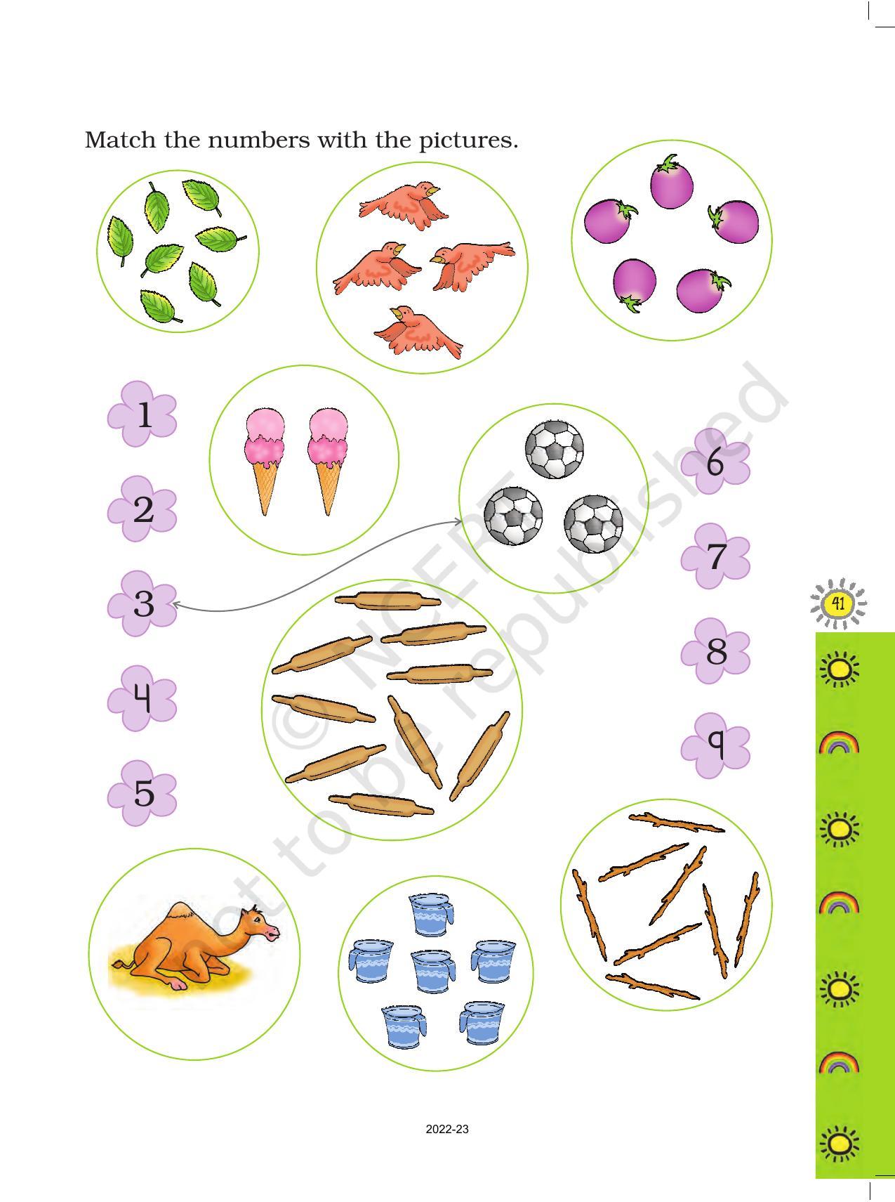 NCERT Book for Class 1 Maths :Chapter 2-Numbers From One To Nine - Page 21