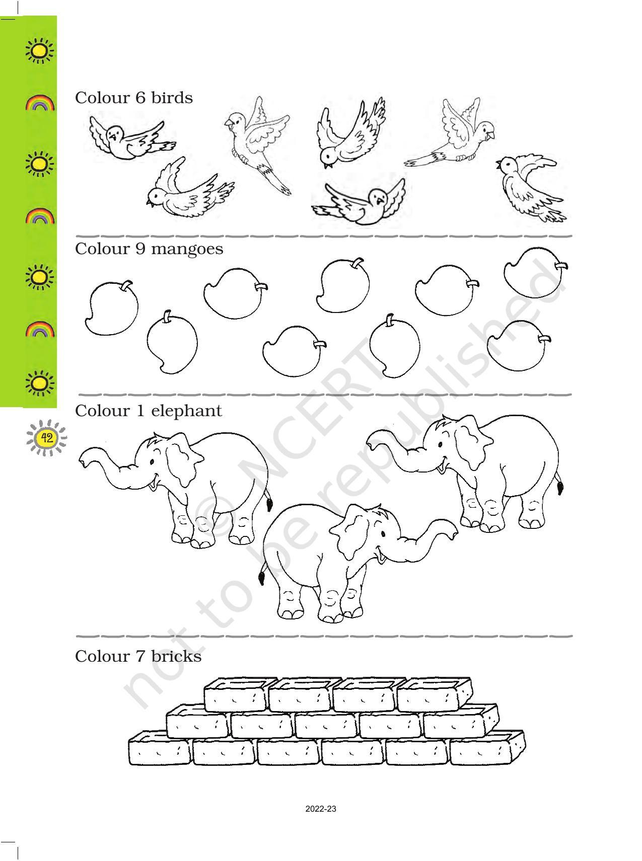 NCERT Book for Class 1 Maths :Chapter 2-Numbers From One To Nine - Page 22