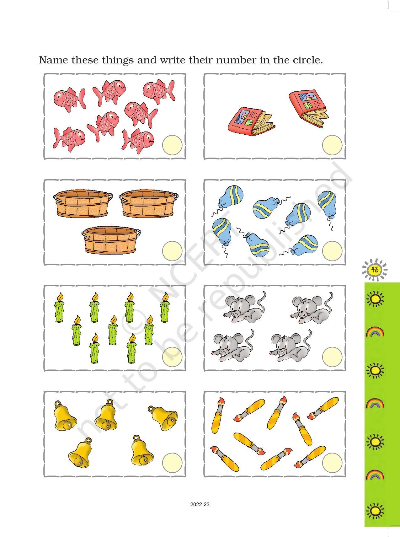 NCERT Book for Class 1 Maths :Chapter 2-Numbers From One To Nine - Page 23