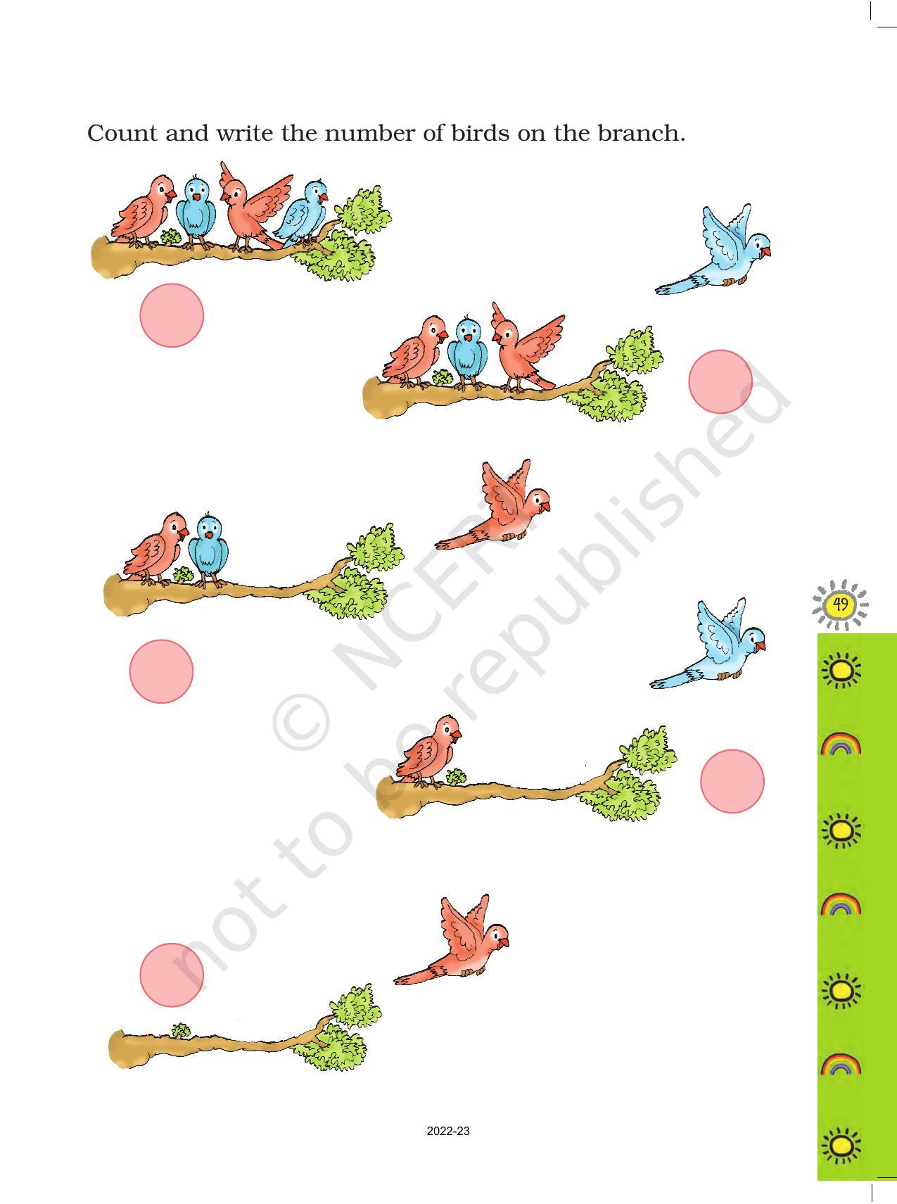 NCERT Book for Class 1 Maths :Chapter 2-Numbers From One To Nine - Page 29