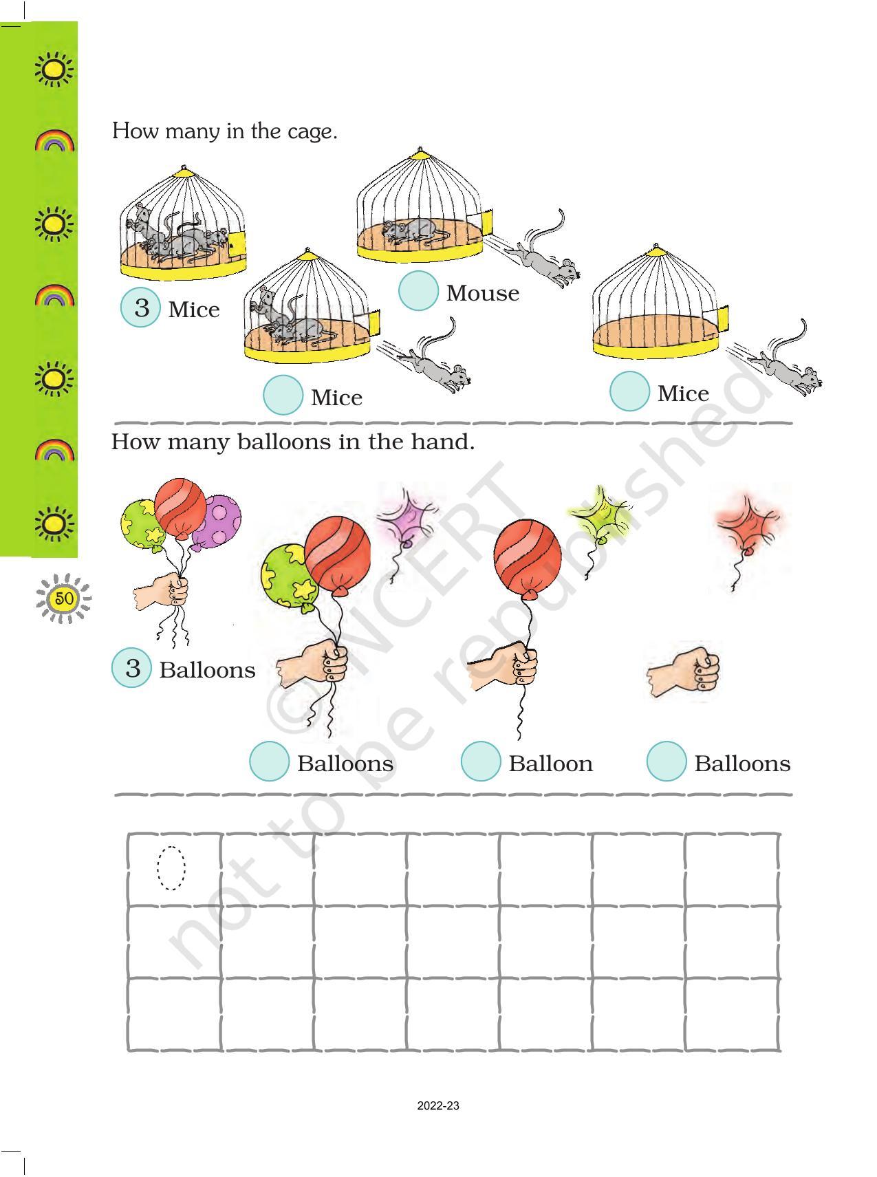 NCERT Book for Class 1 Maths :Chapter 2-Numbers From One To Nine - Page 30