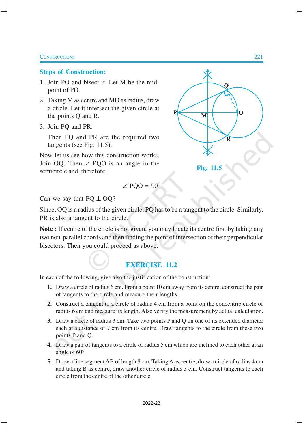 NCERT Book for Class 10 Maths Chapter 11 Constructions - Page 6