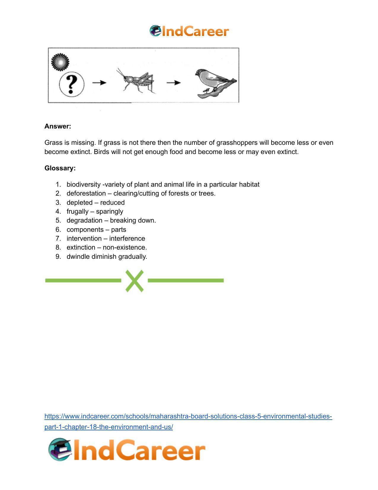 Maharashtra Board Solutions Class 5-Environmental Studies (Part 1): Chapter 18- The Environment and Us - Page 24