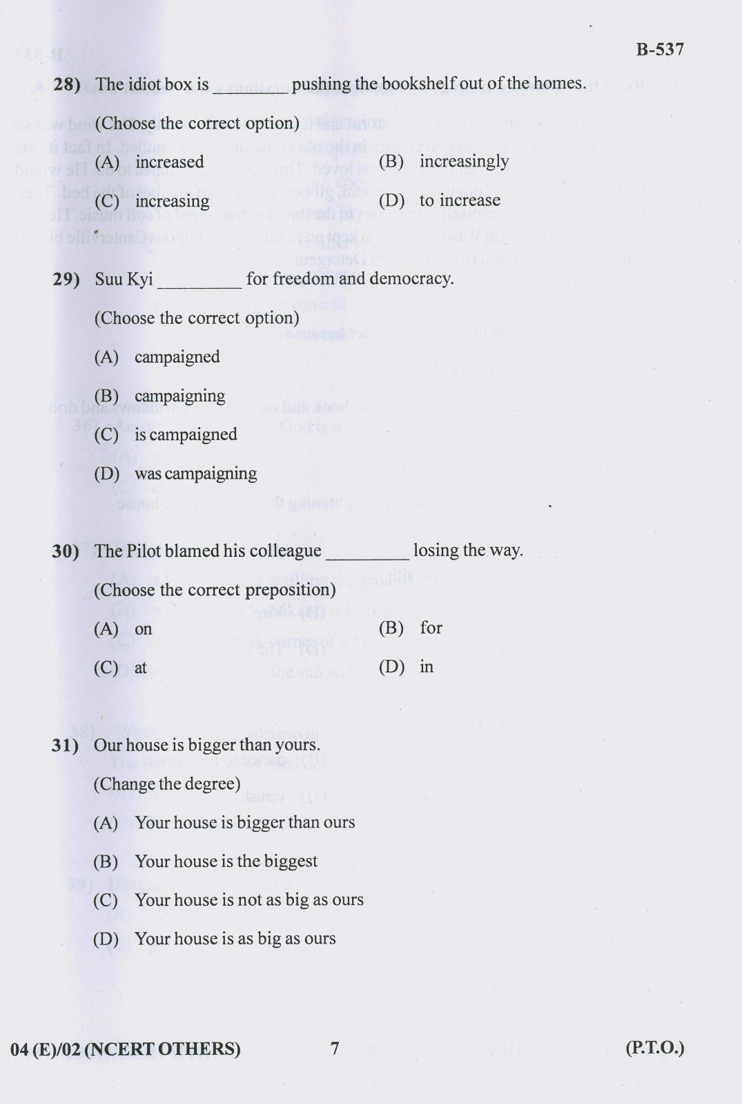 Gujarat Board Class 10th Question Paper 2018 - 04 (English F.L)(English)NCERT-Others (10th) - Page 7