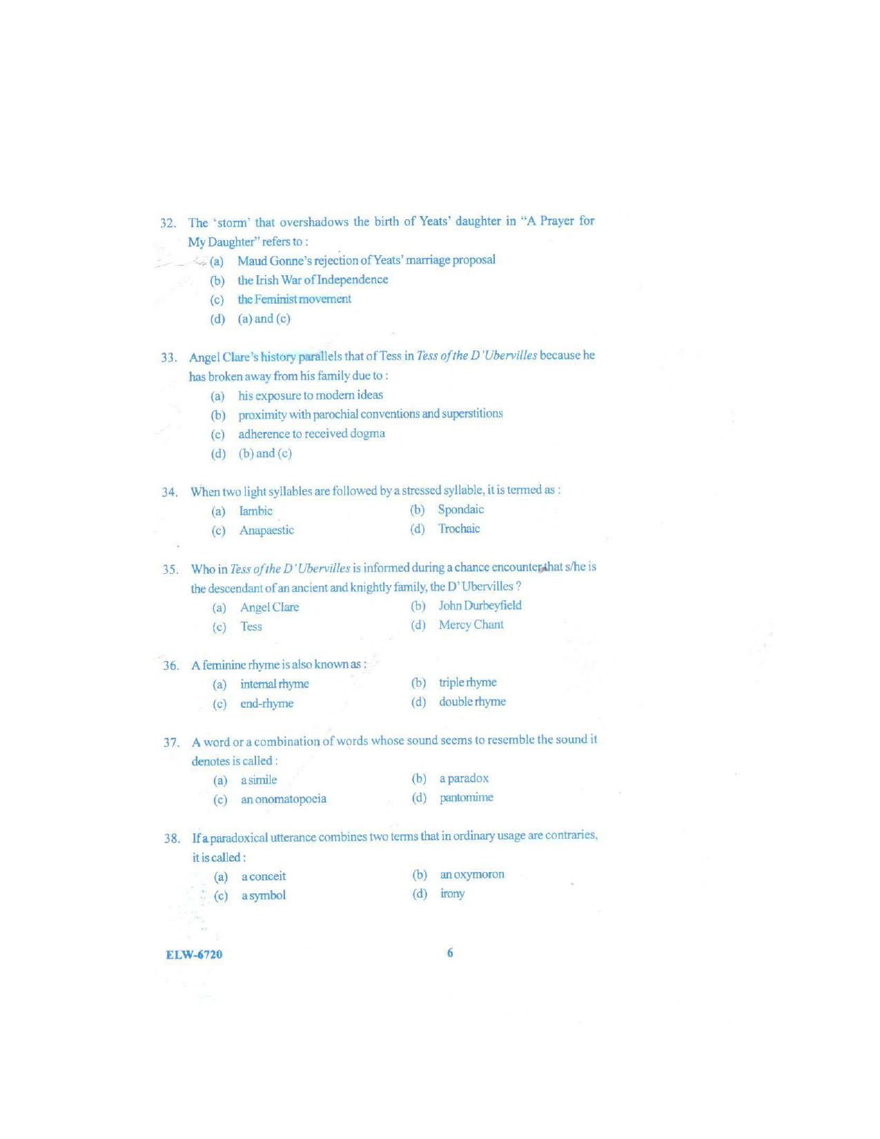 KUET 2023 M.A. English Question Paper - Page 91
