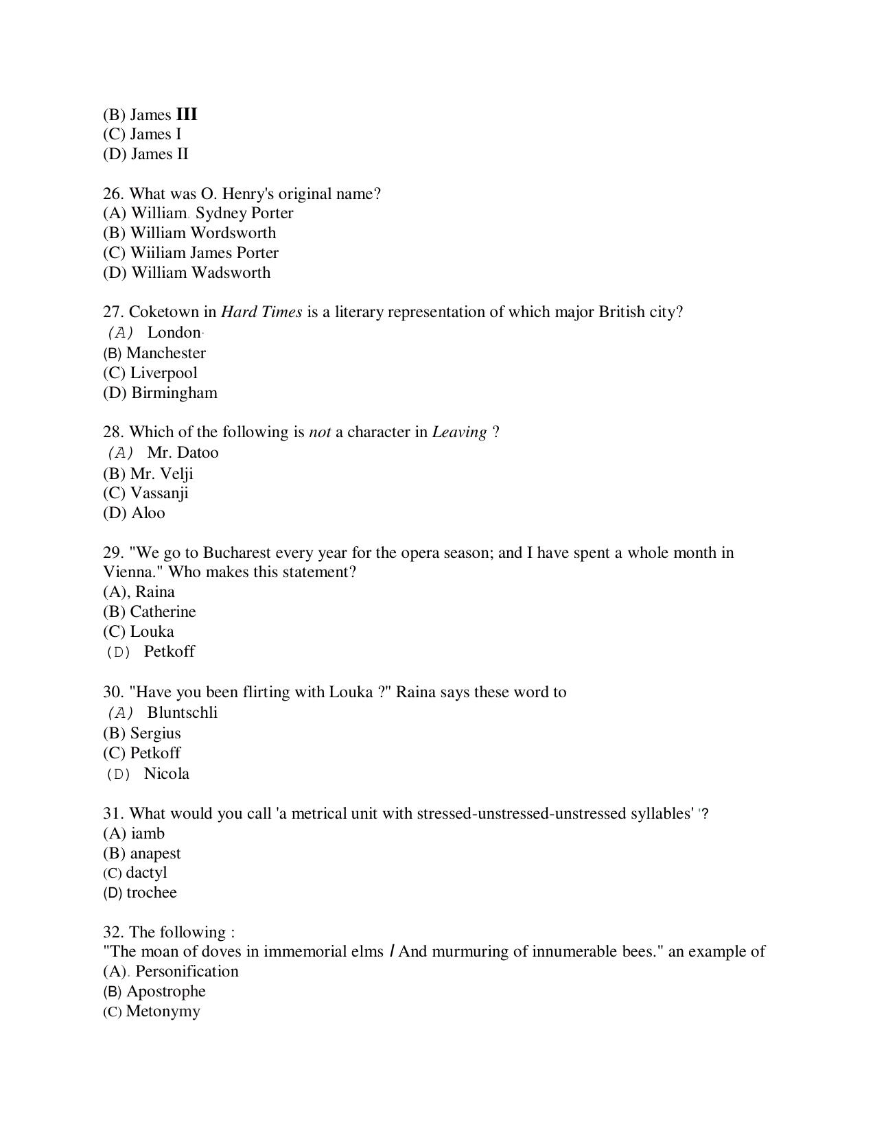 KUET 2023 M.A. English Question Paper - Page 115