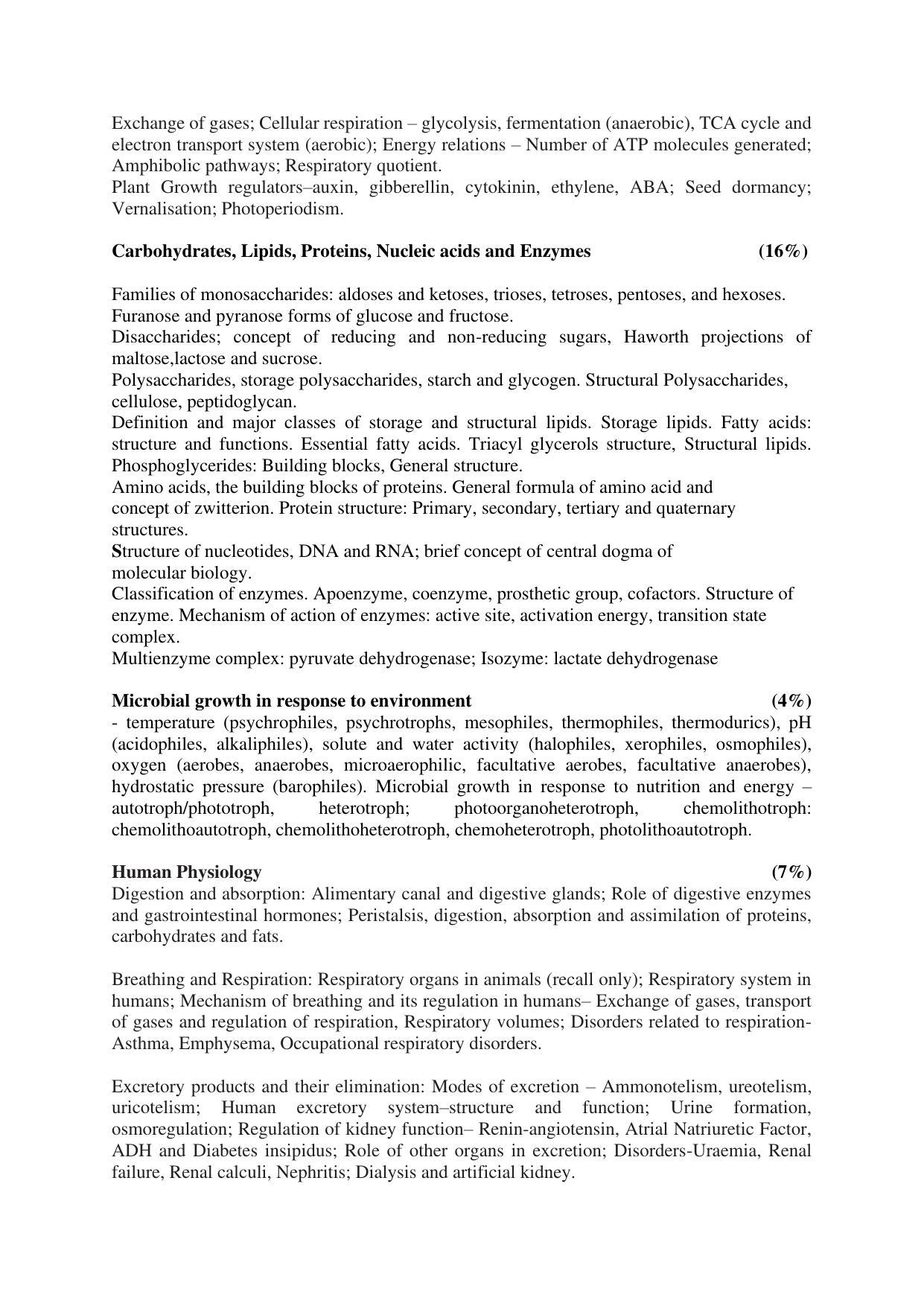 GU ART CDT Biochemistry Syllabus - Page 2