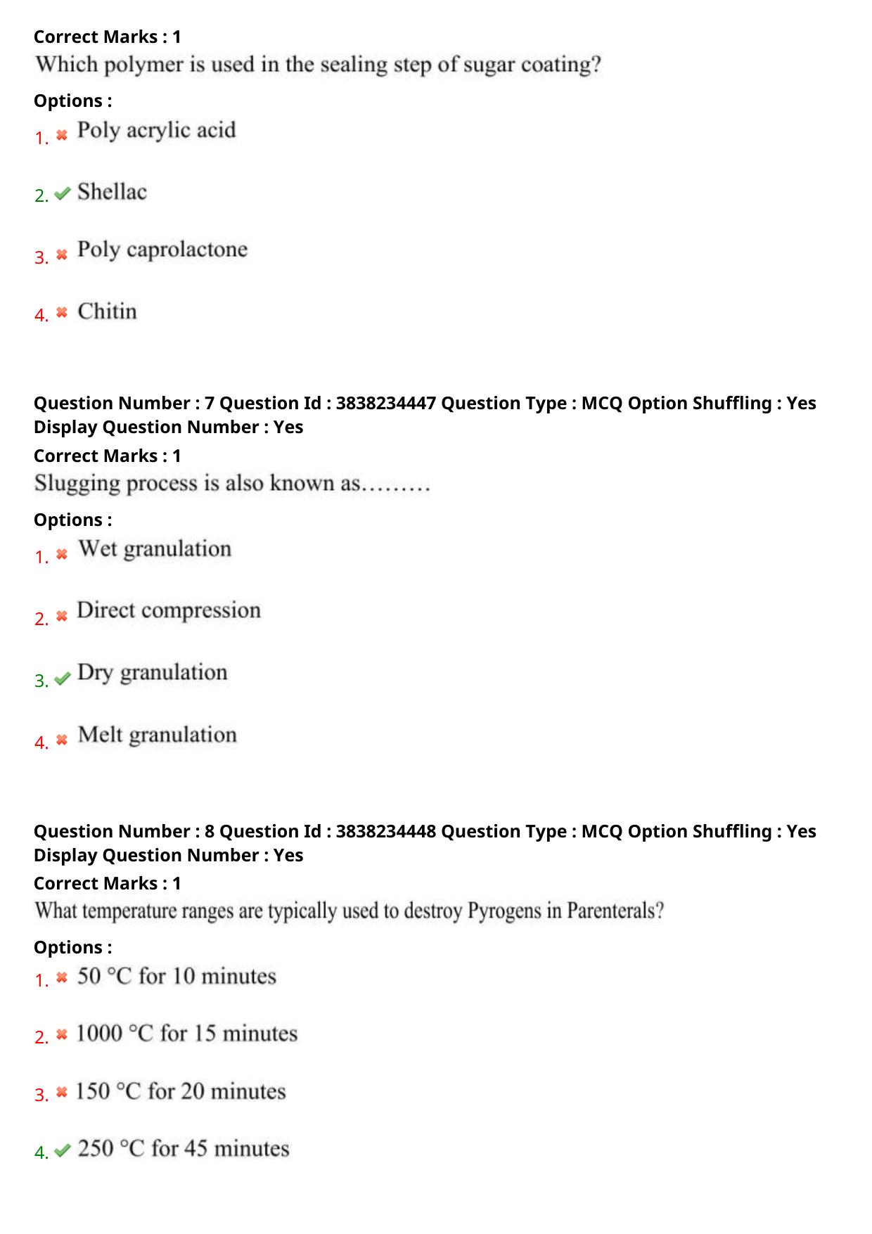 TS PGECET 2024: Pharmacy Question Papers with Answer - Page 4