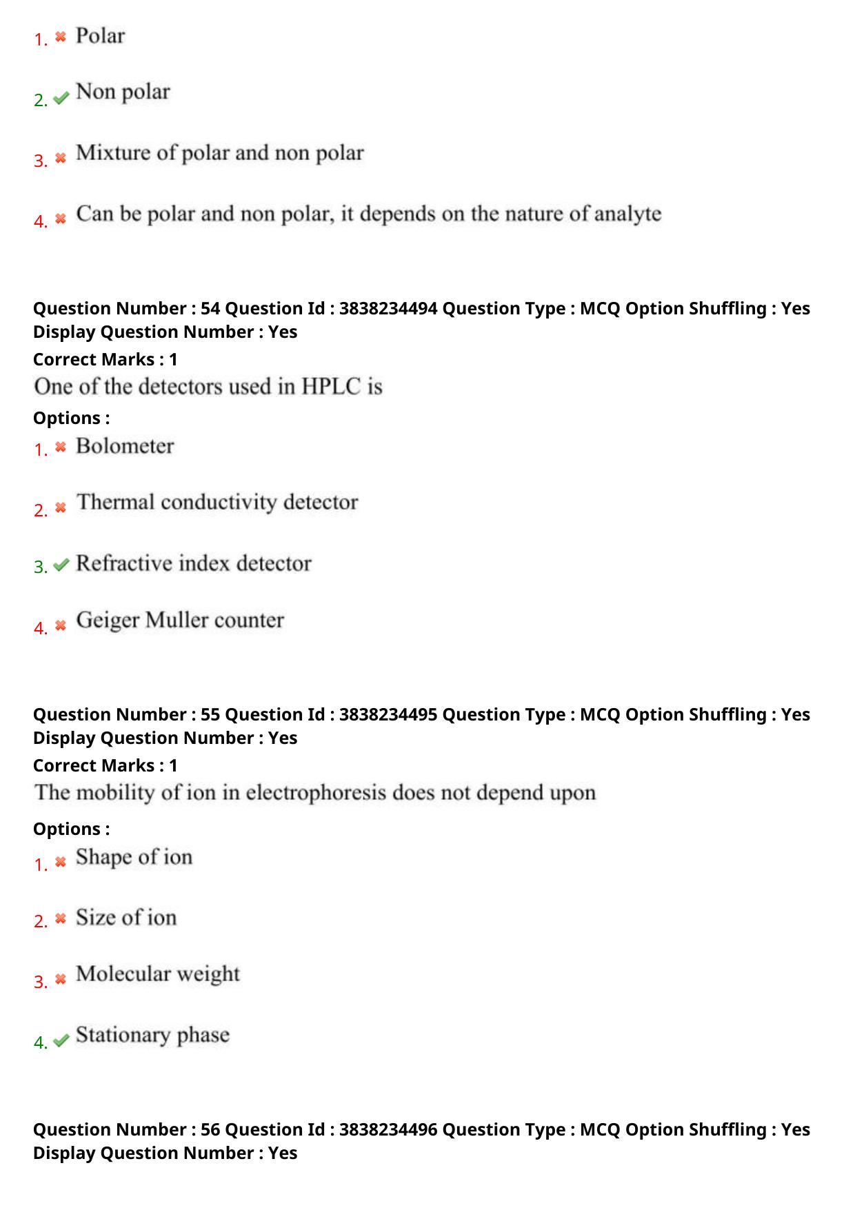 TS PGECET 2024: Pharmacy Question Papers with Answer - Page 21