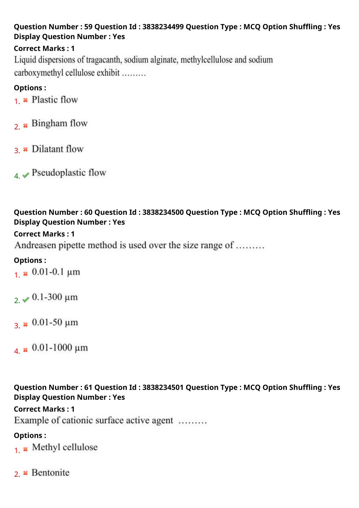 TS PGECET 2024: Pharmacy Question Papers with Answer - Page 23
