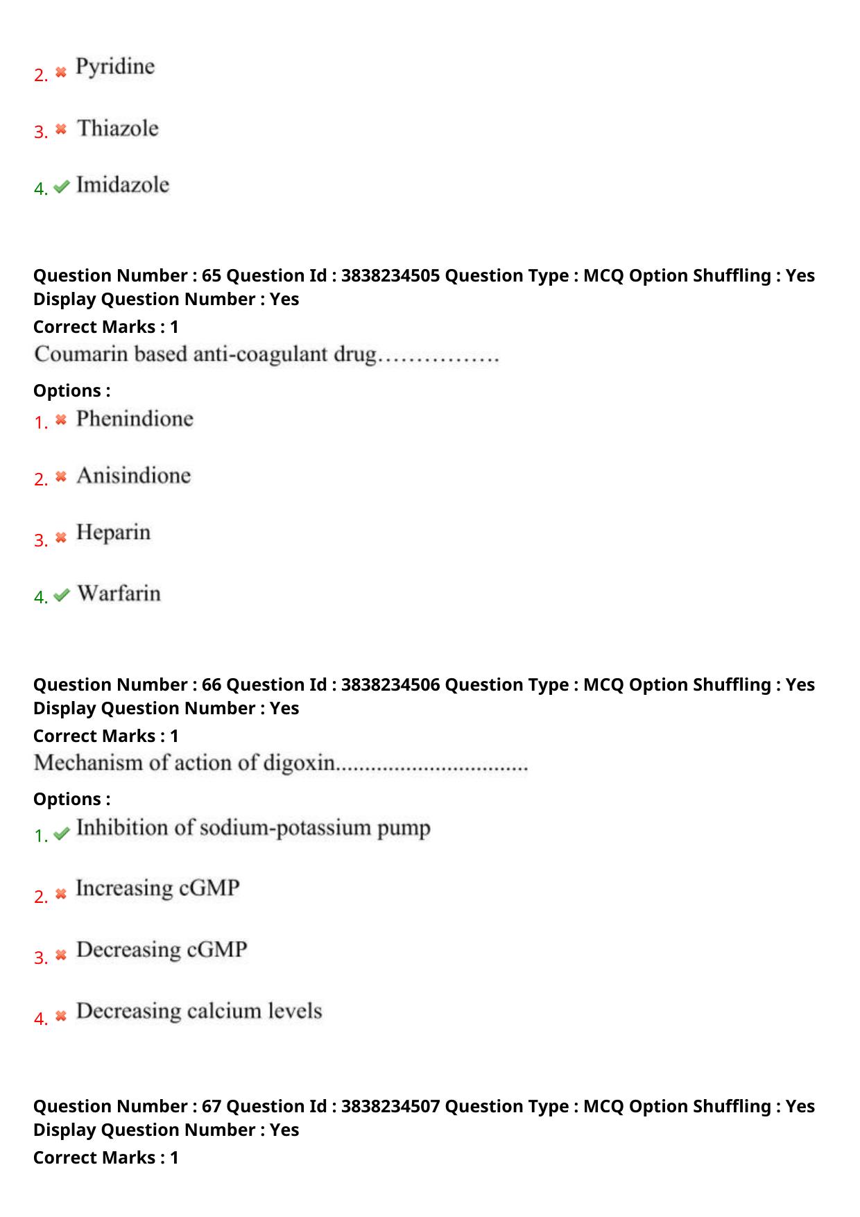TS PGECET 2024: Pharmacy Question Papers with Answer - Page 25