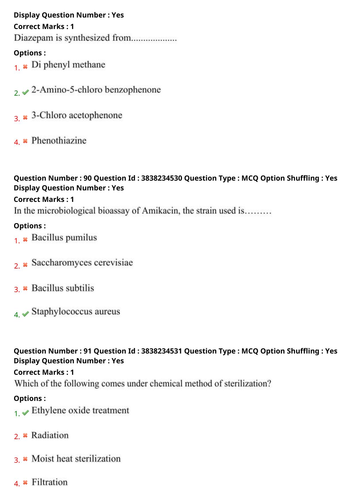 TS PGECET 2024: Pharmacy Question Papers with Answer - Page 34