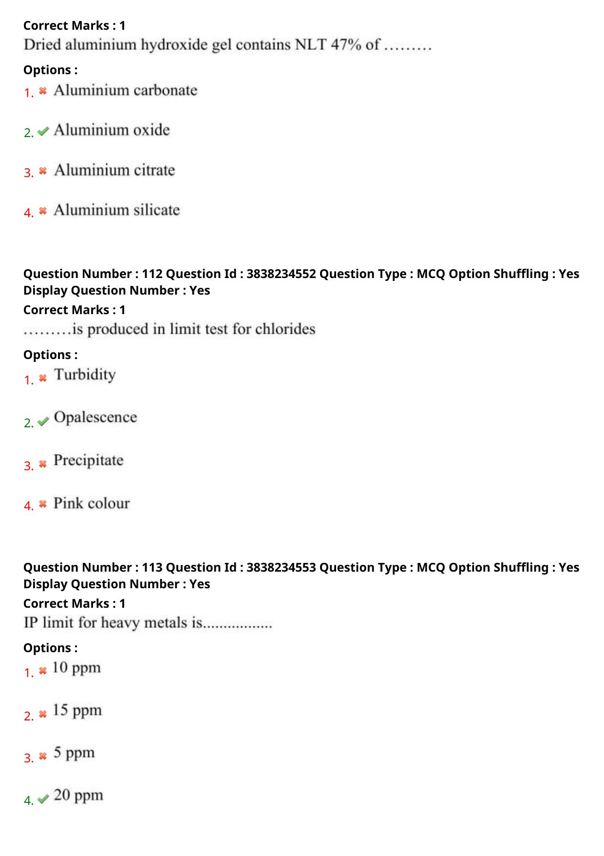 TS PGECET 2024: Pharmacy Question Papers with Answer - Page 42