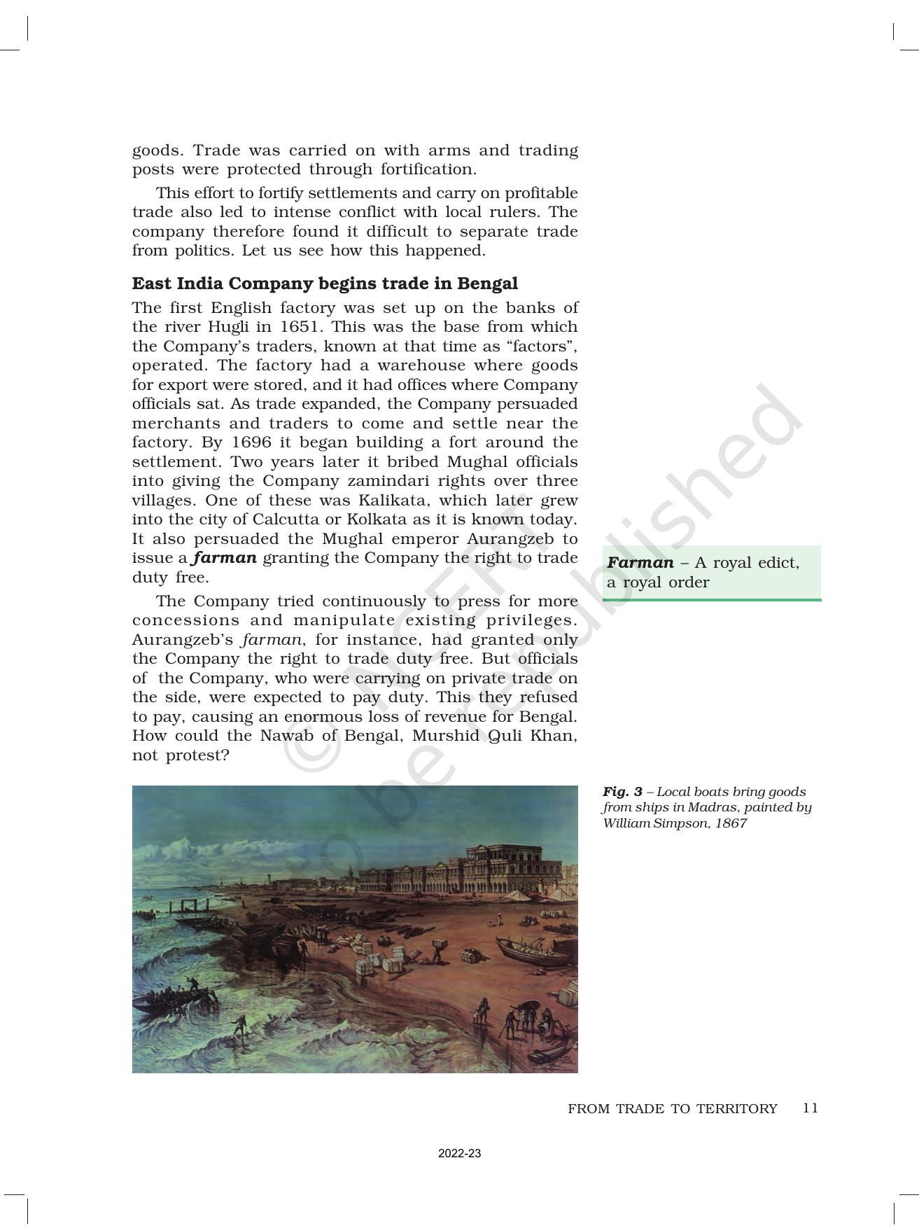 NCERT Book for Class 8 History Chapter 2 From Trade to Territory - Page 3