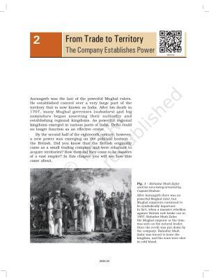 NCERT Book for Class 8 History Chapter 2 From Trade to Territory