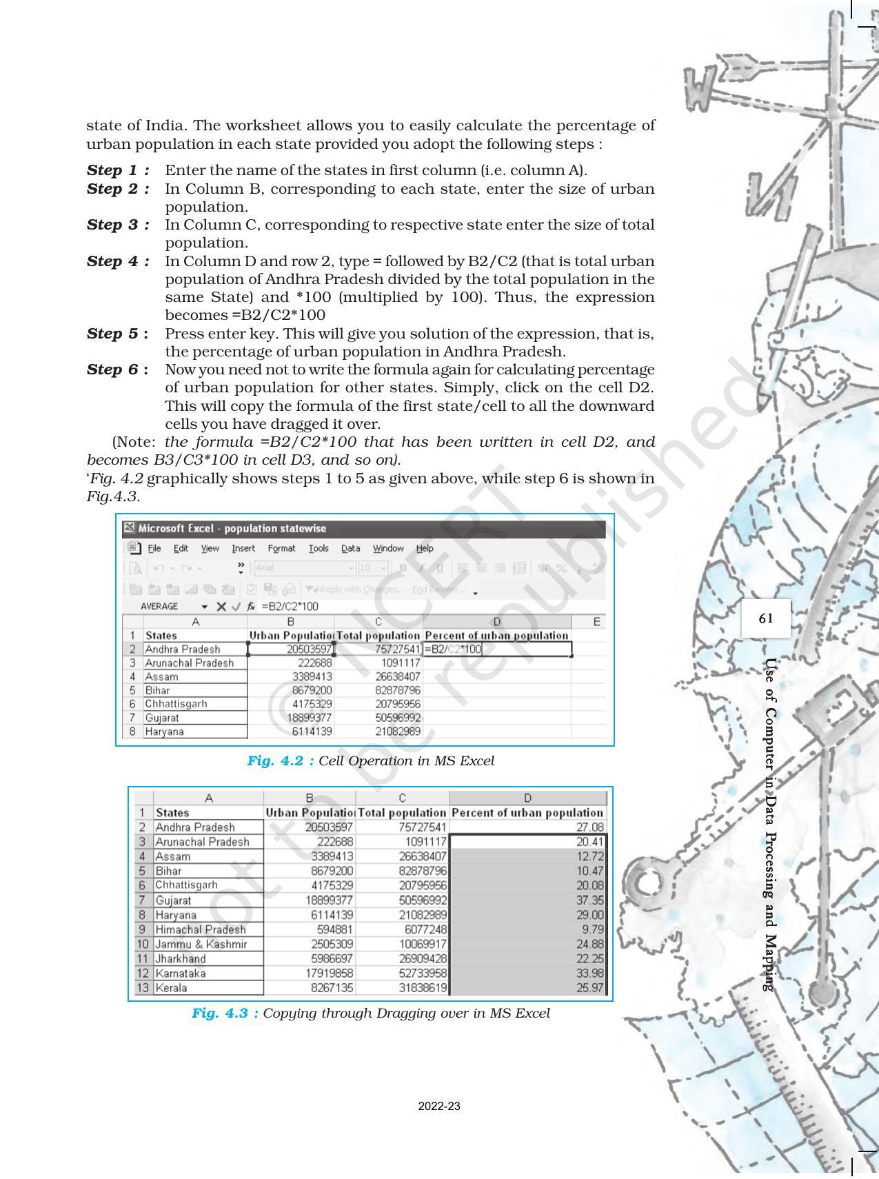 NCERT Book for Class 12 Geography (Part-III) Chapter 4 Use of Computer in Data Processing and Mapping - Page 7