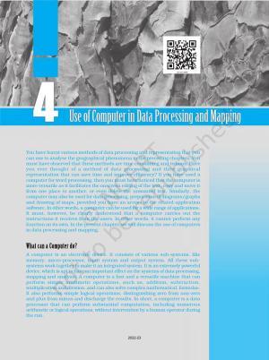 NCERT Book for Class 12 Geography (Part-III) Chapter 4 Use of Computer in Data Processing and Mapping