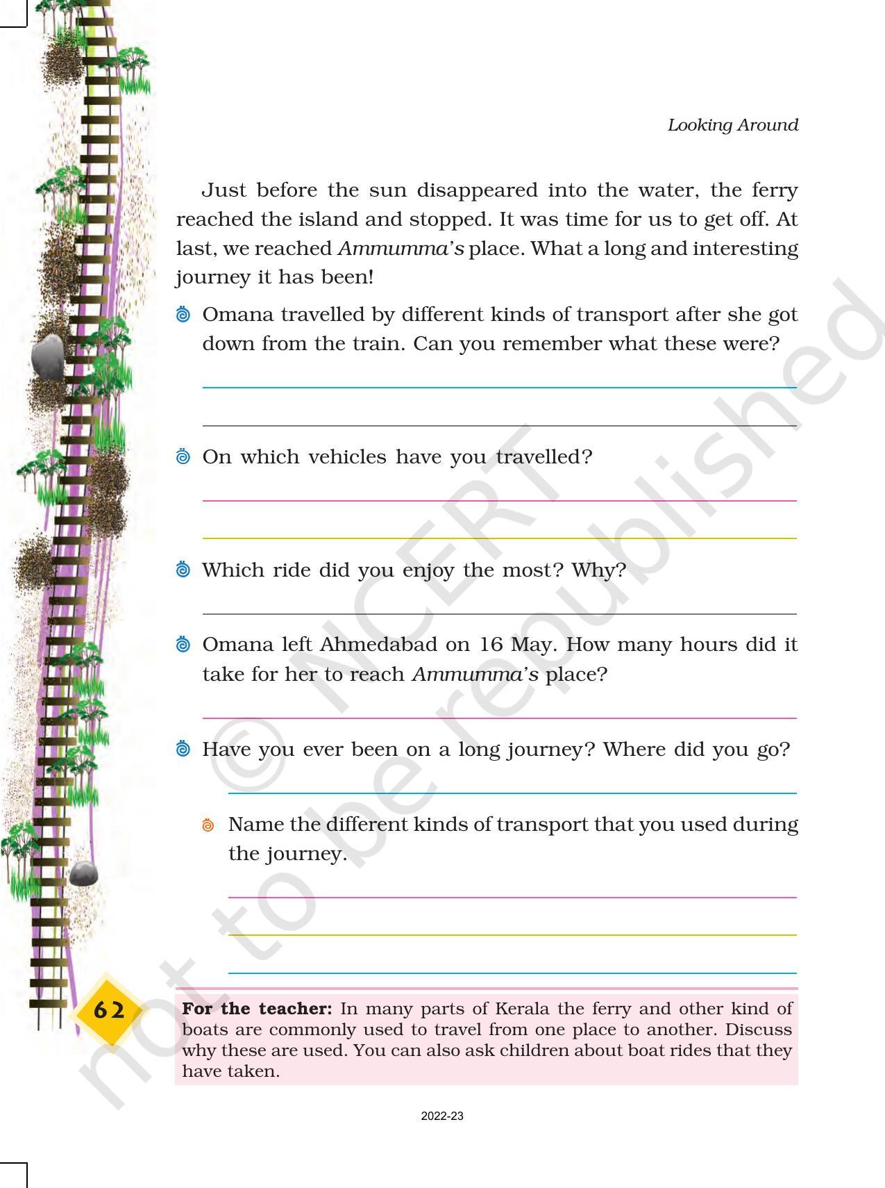 NCERT Book for Class 4 EVS Chapter 8 Reaching Grandmother’s House - Page 3