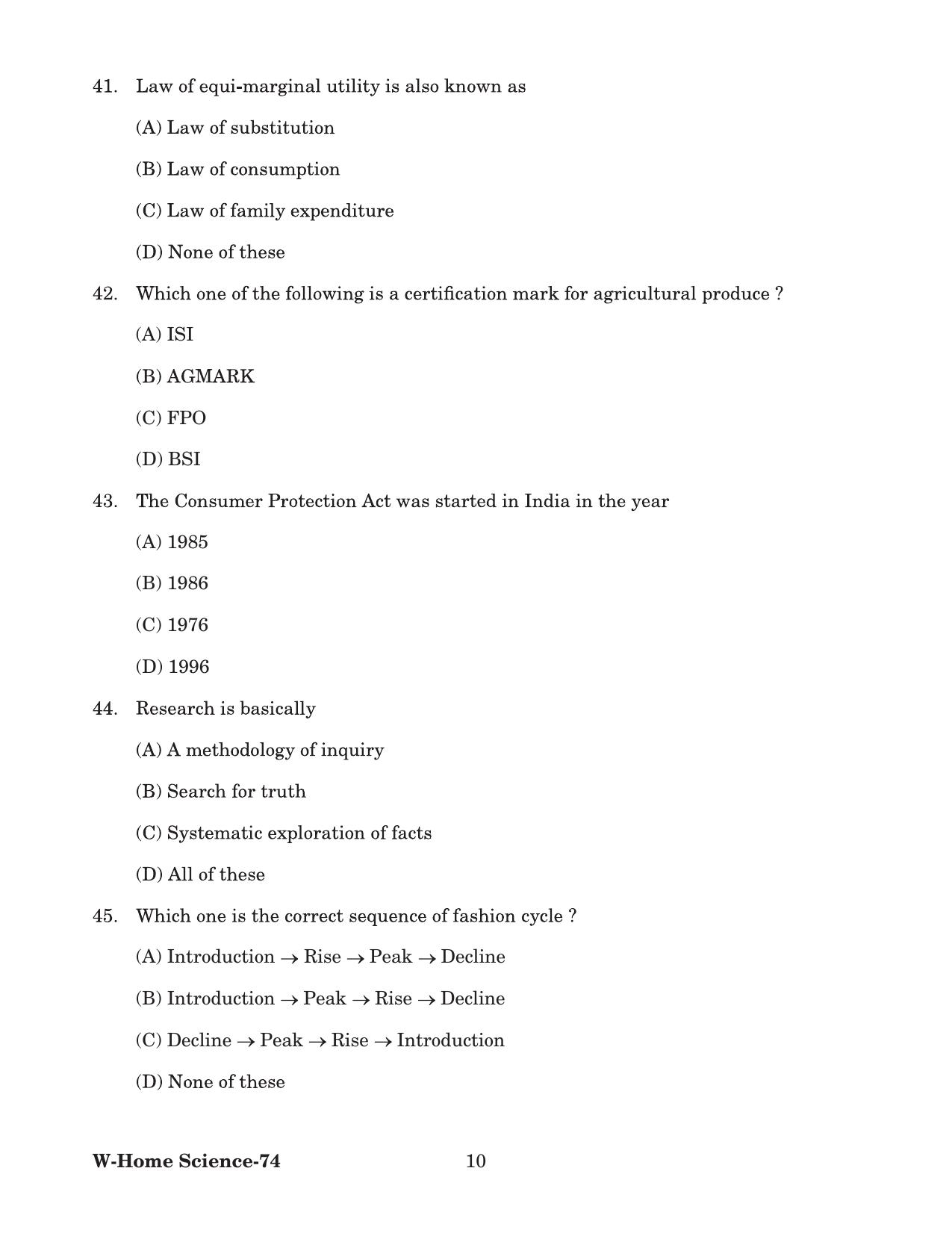 Odisha CPET 2022 IRPM Question Paper - Page 10
