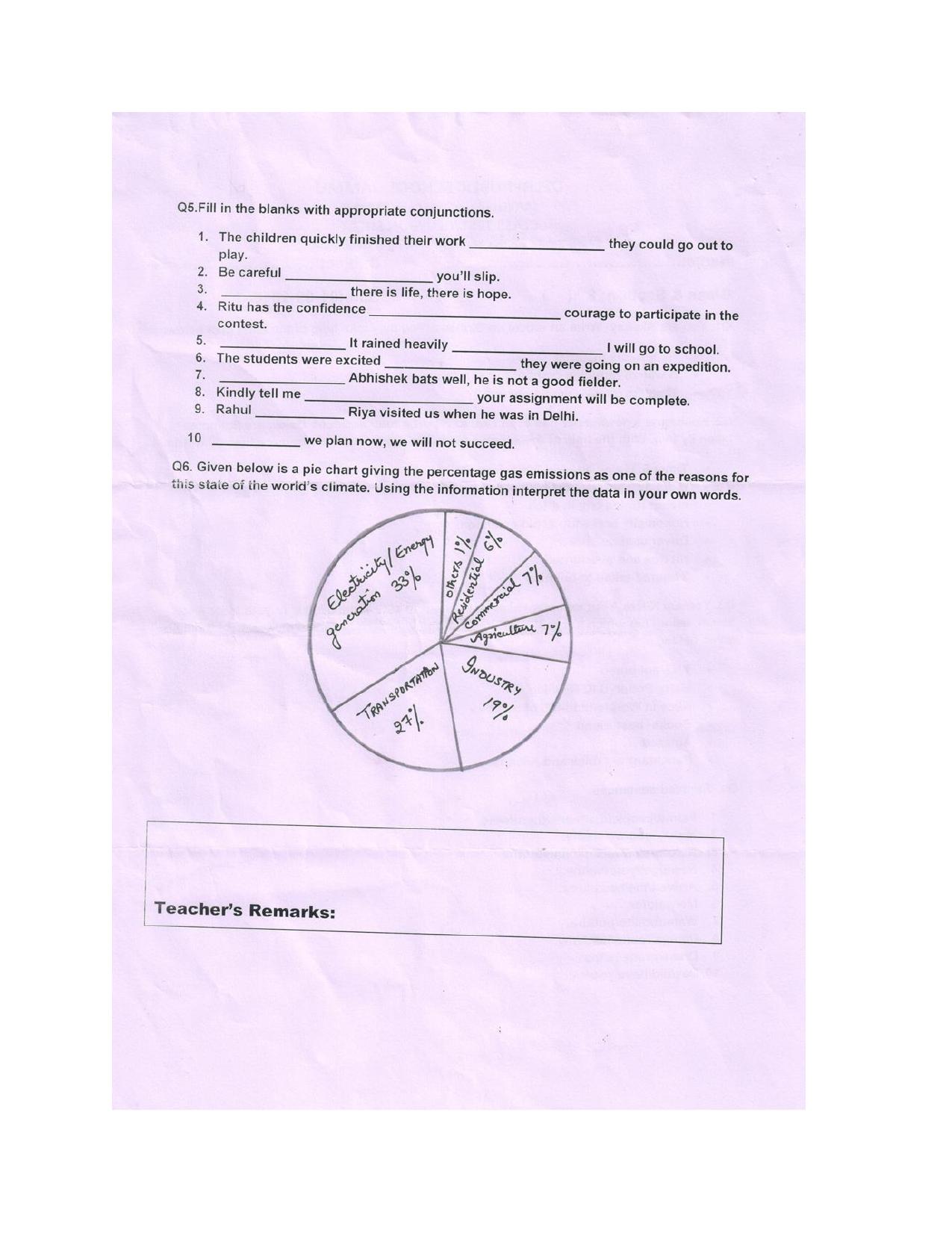 CBSE Worksheets for Class 8 English Assignment 20 - Page 2