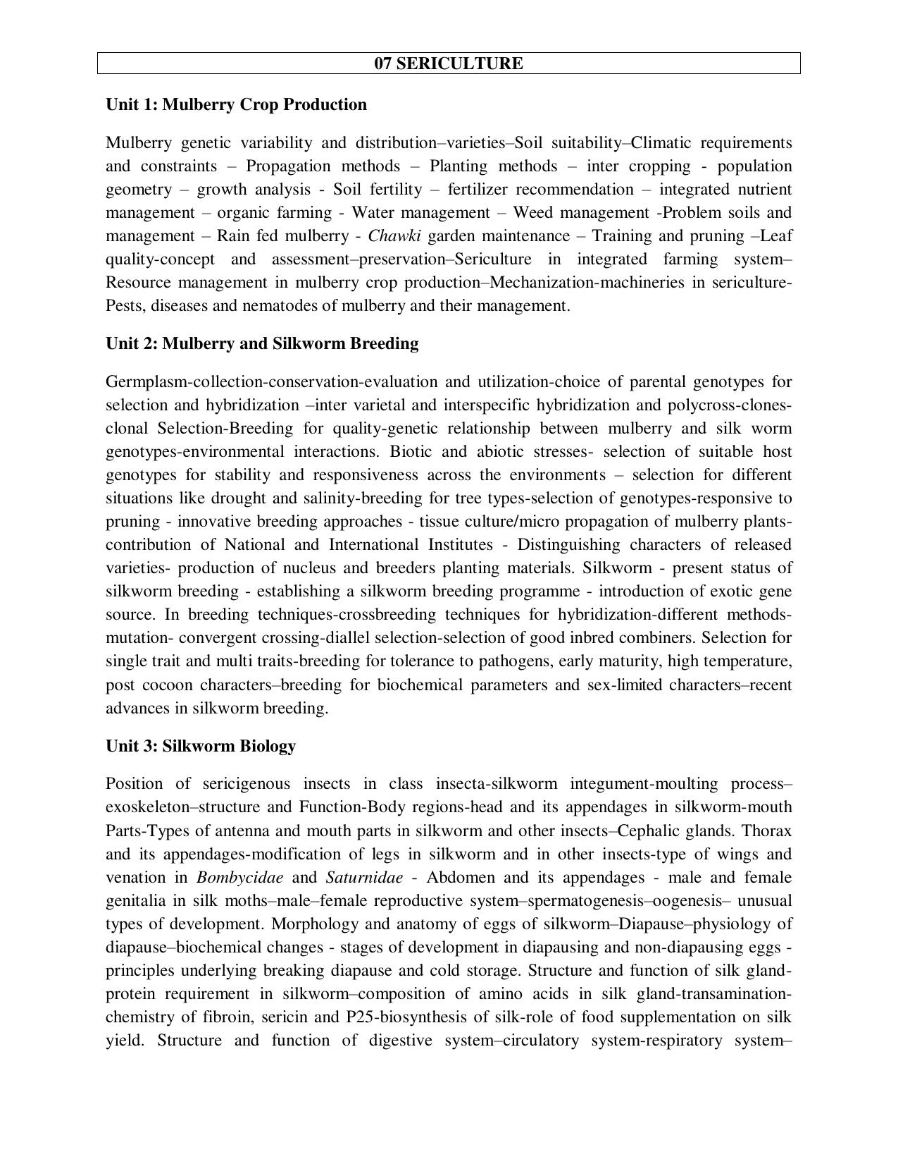 ICAR AICE-JRF/SRF (PhD) Syllabus - Page 21