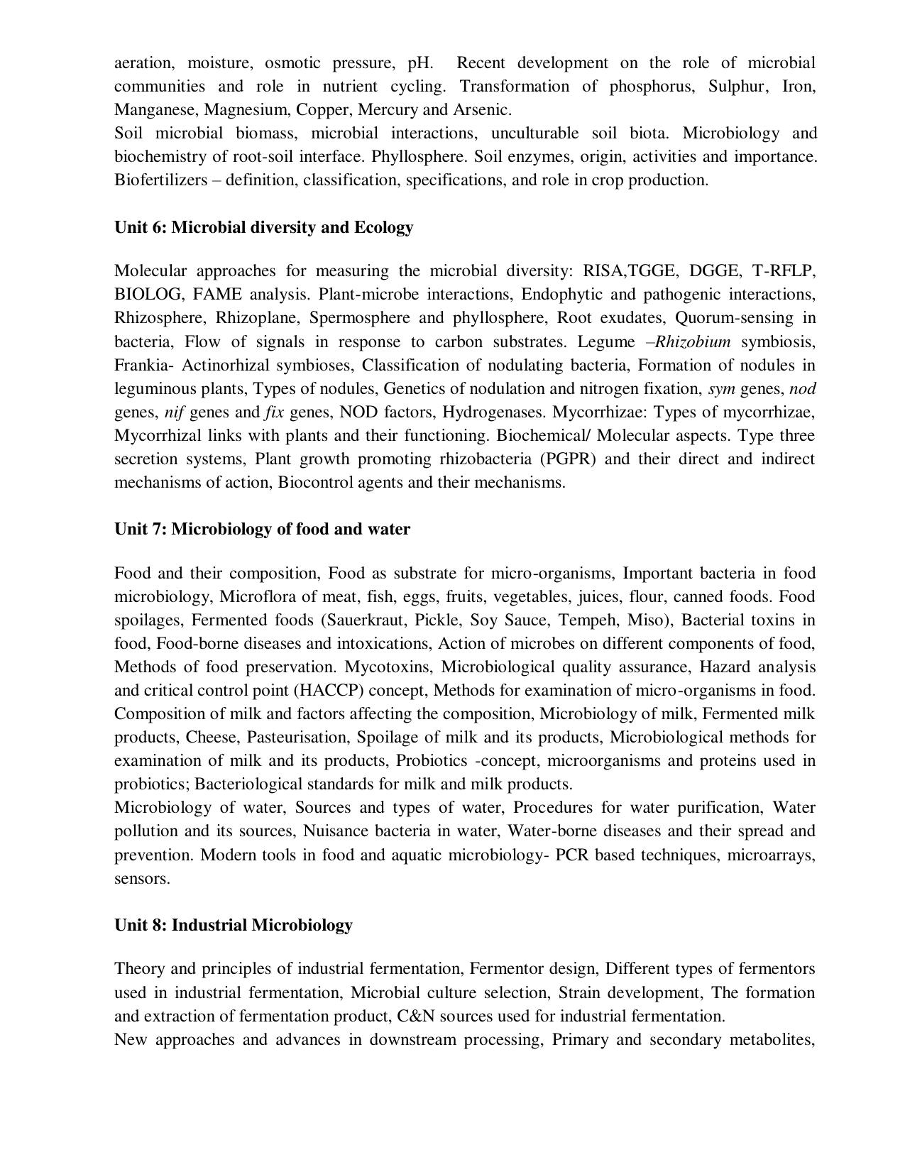 ICAR AICE-JRF/SRF (PhD) Syllabus - Page 37