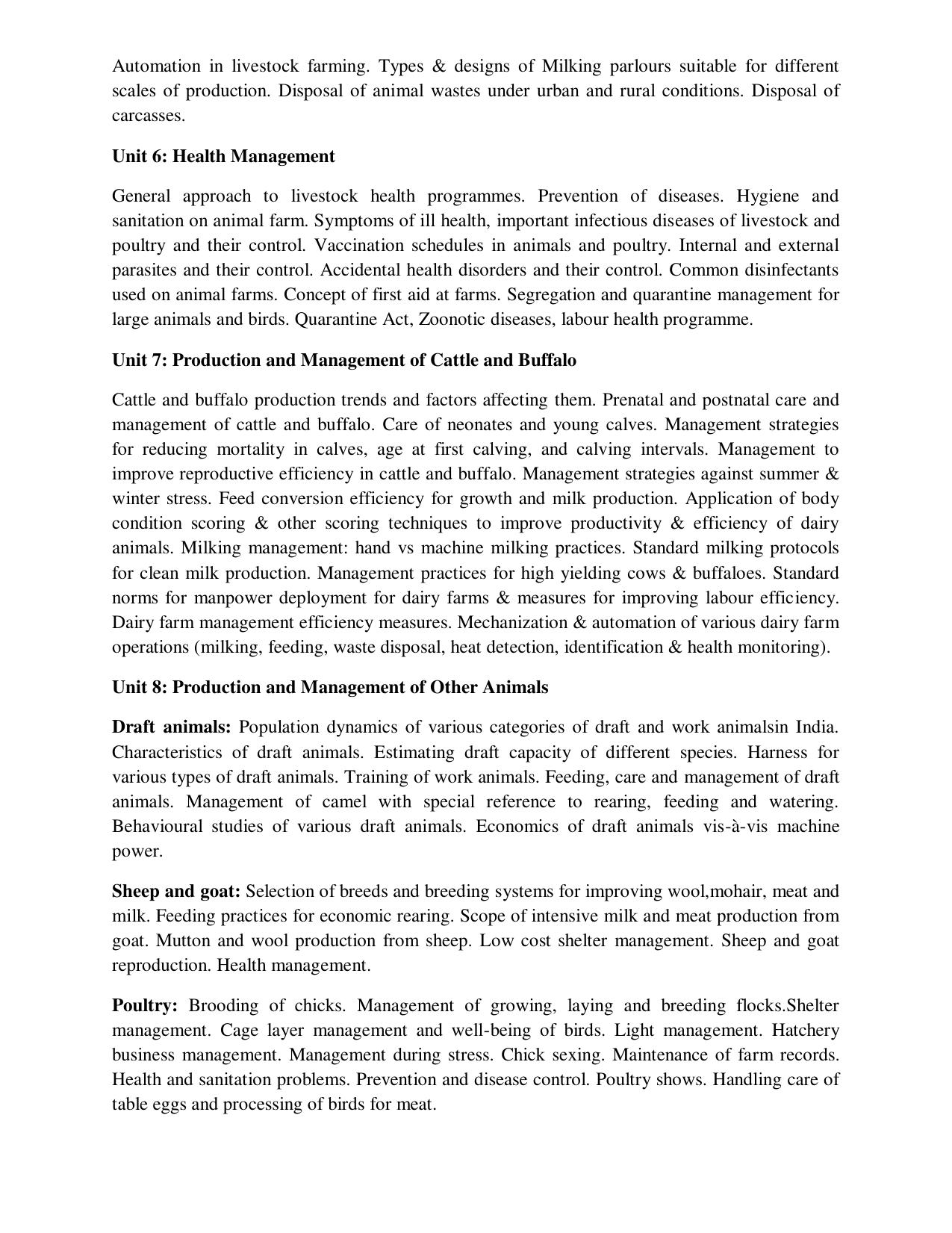 ICAR AICE-JRF/SRF (PhD) Syllabus - Page 60