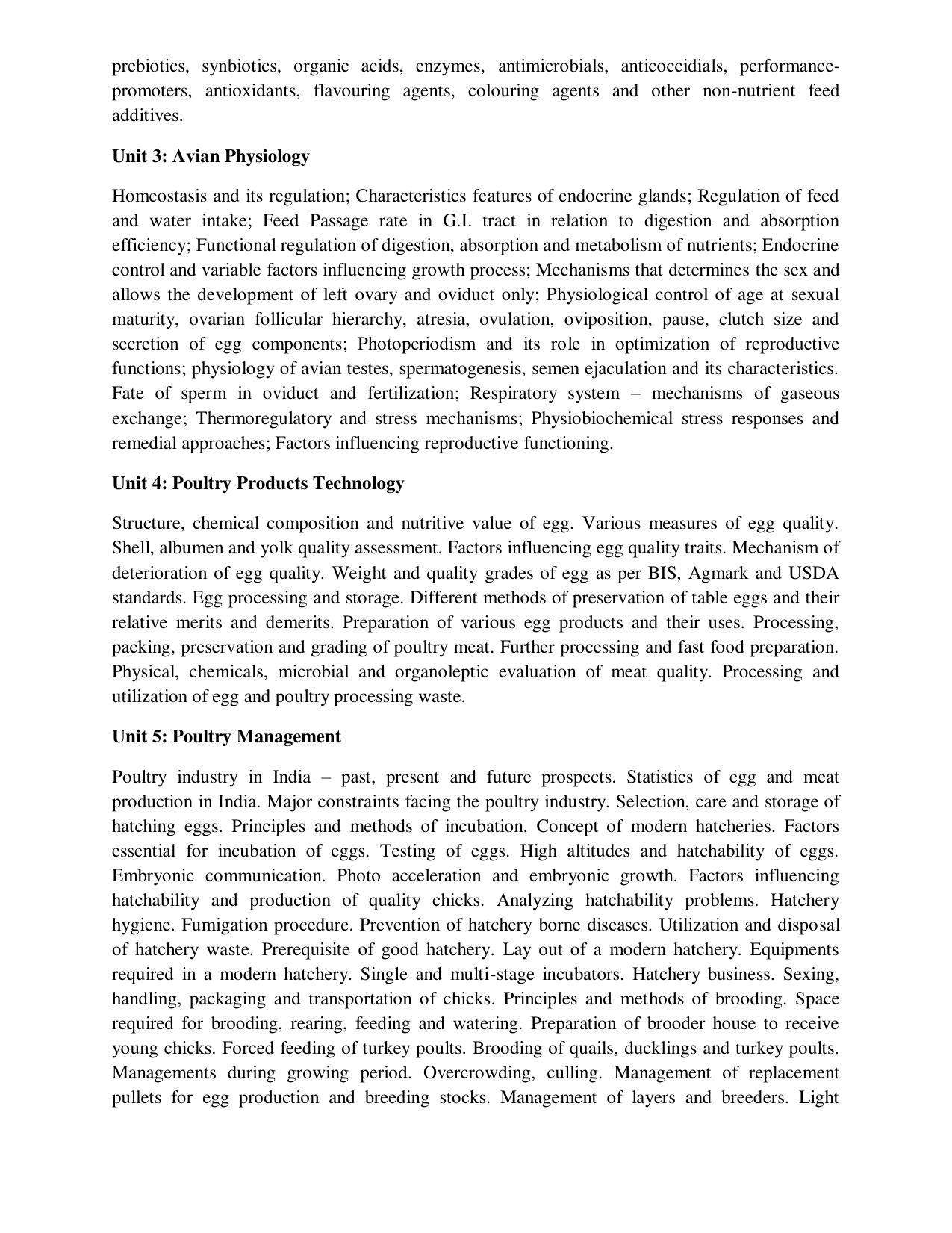 ICAR AICE-JRF/SRF (PhD) Syllabus - Page 66