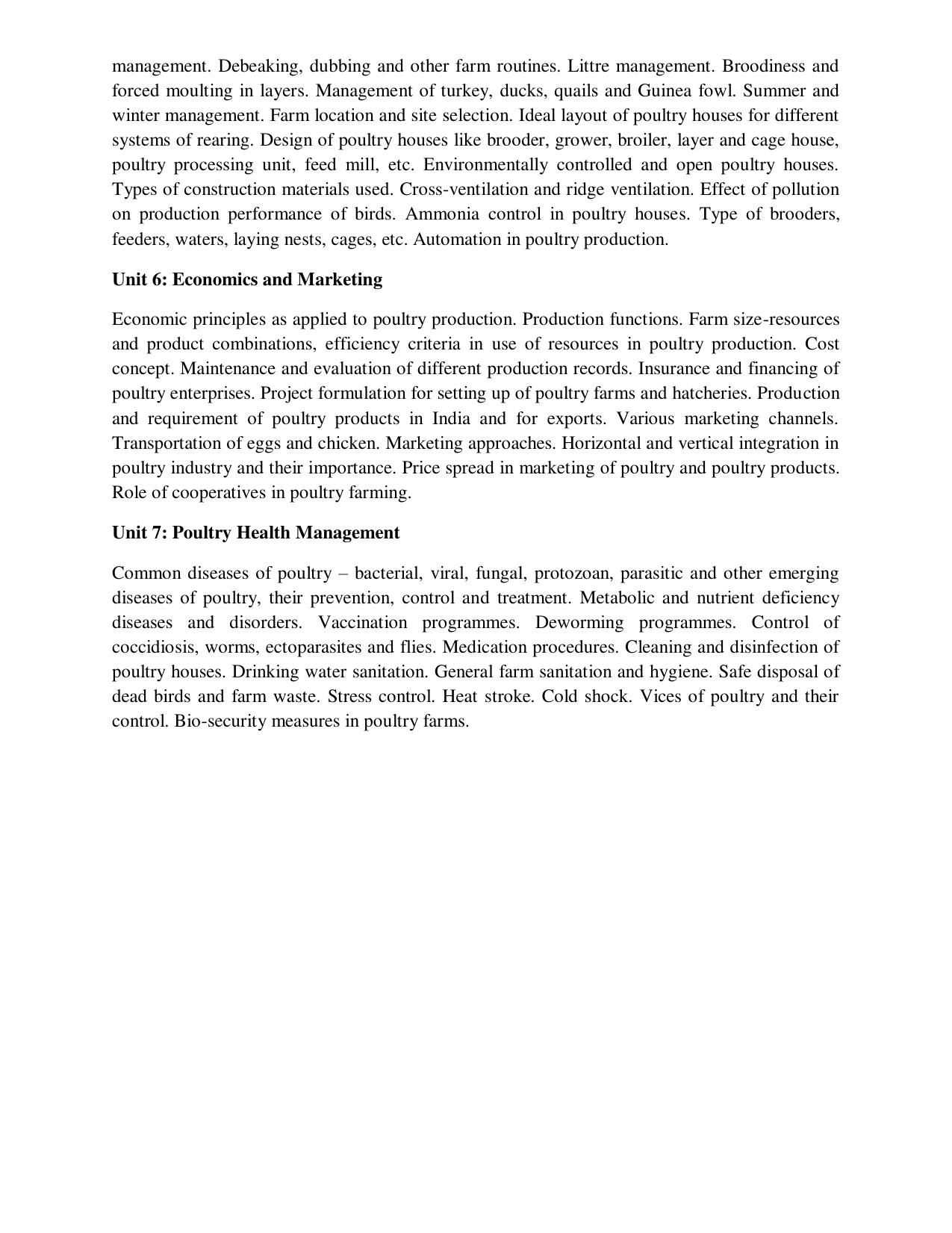 ICAR AICE-JRF/SRF (PhD) Syllabus - Page 67