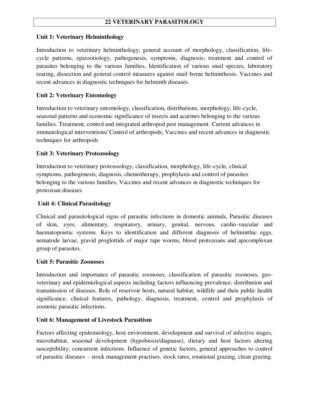 ICAR AICE-JRF/SRF (PhD) Syllabus - Page 68