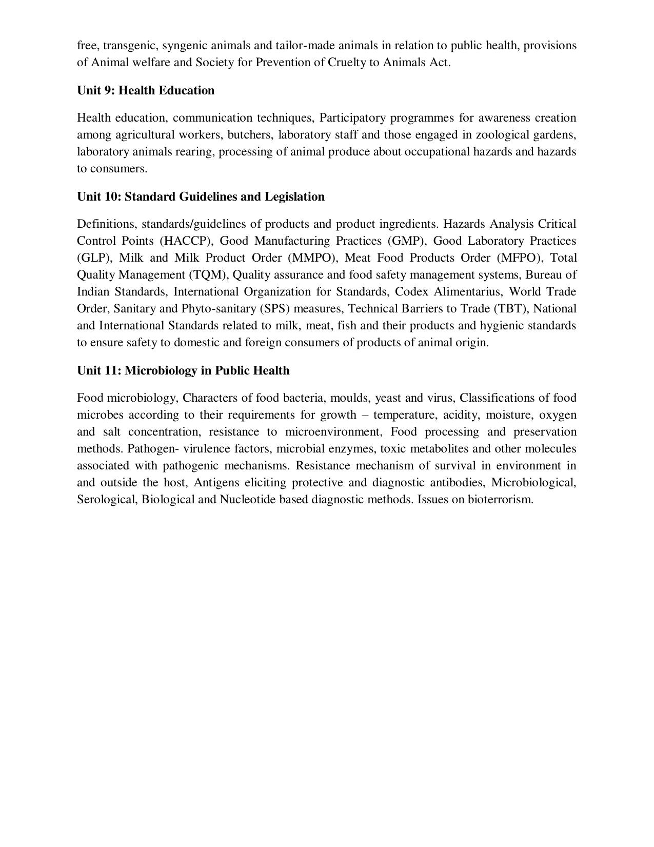 ICAR AICE-JRF/SRF (PhD) Syllabus - Page 72