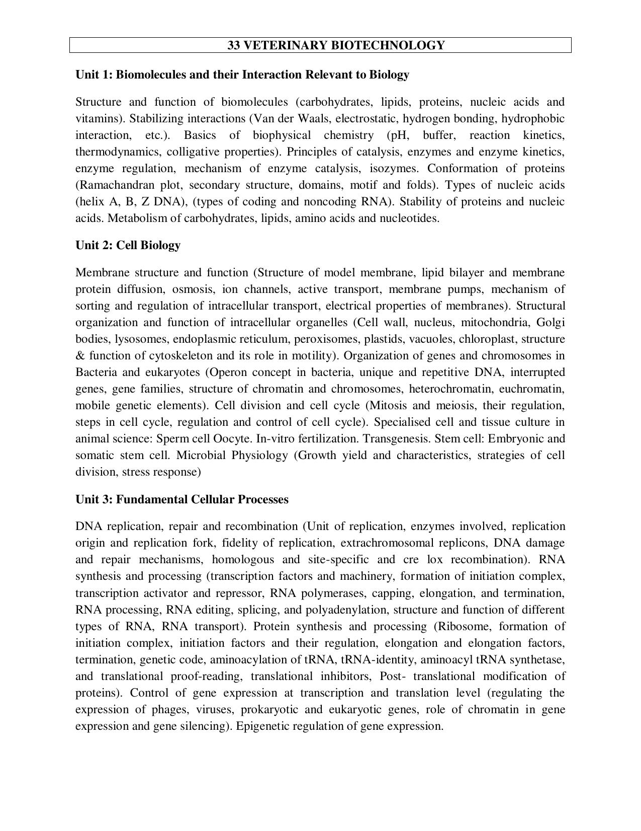 ICAR AICE-JRF/SRF (PhD) Syllabus - Page 98