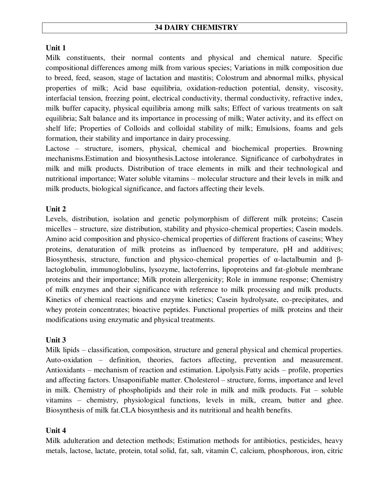 ICAR AICE-JRF/SRF (PhD) Syllabus - Page 101