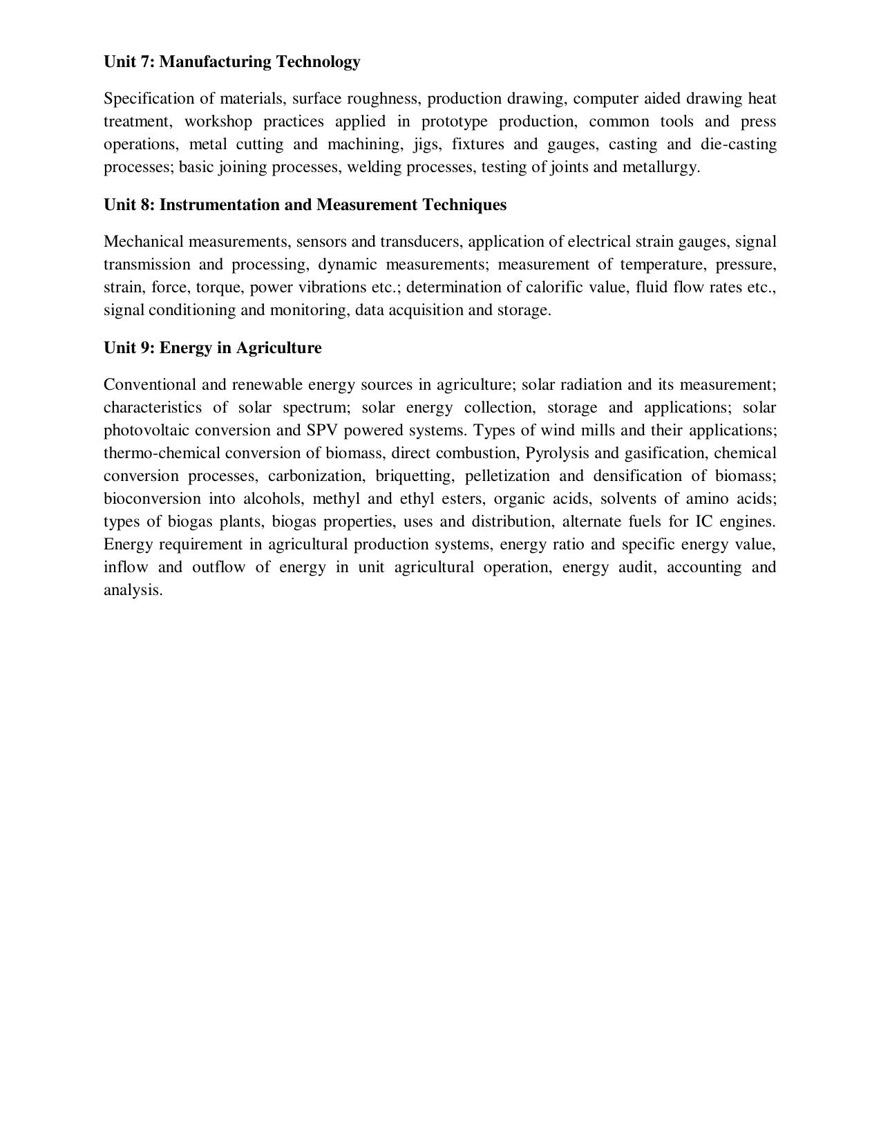 ICAR AICE-JRF/SRF (PhD) Syllabus - Page 119