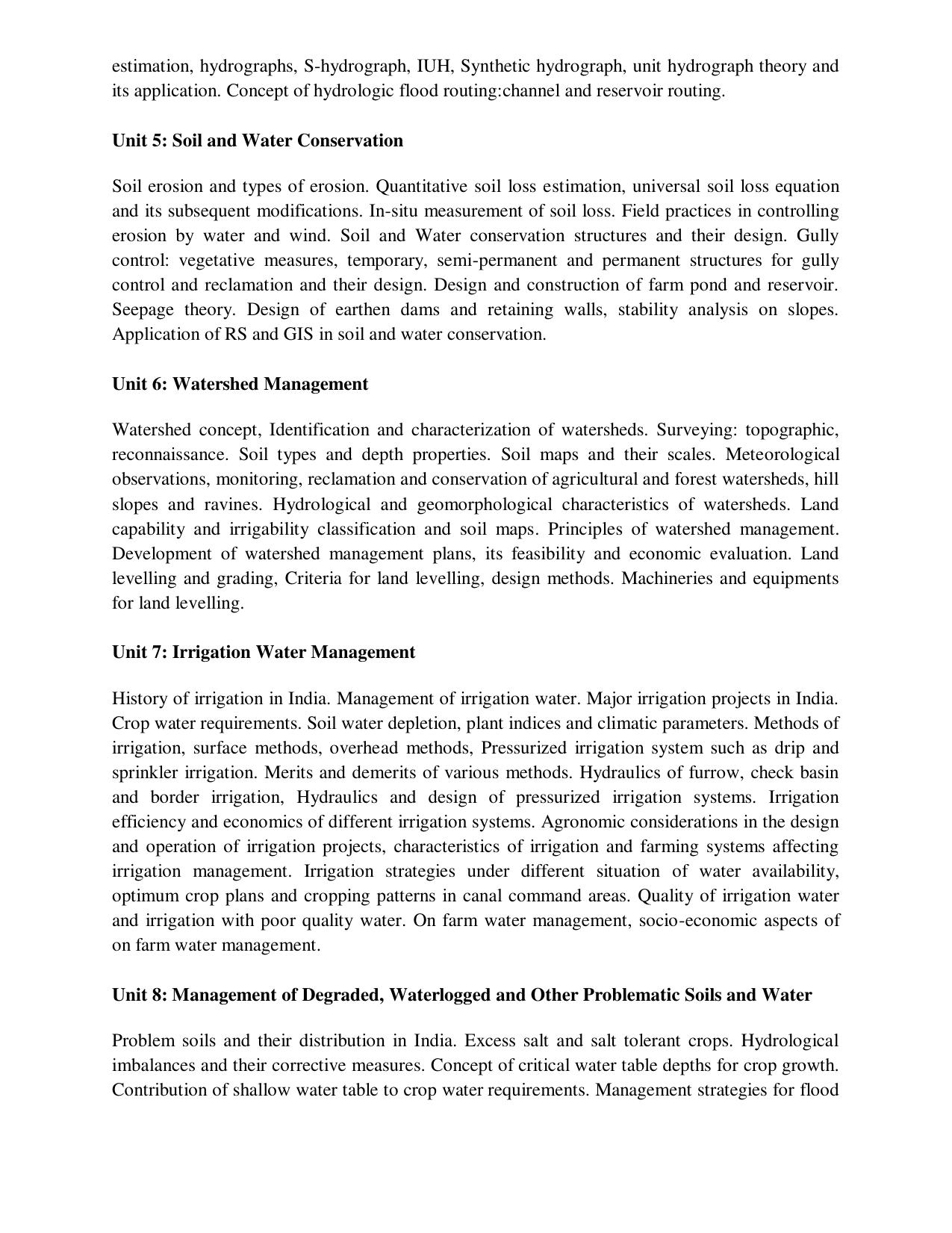 ICAR AICE-JRF/SRF (PhD) Syllabus - Page 121