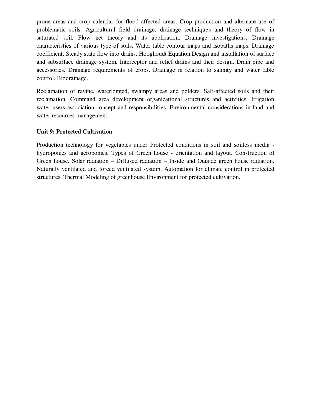 ICAR AICE-JRF/SRF (PhD) Syllabus - Page 122