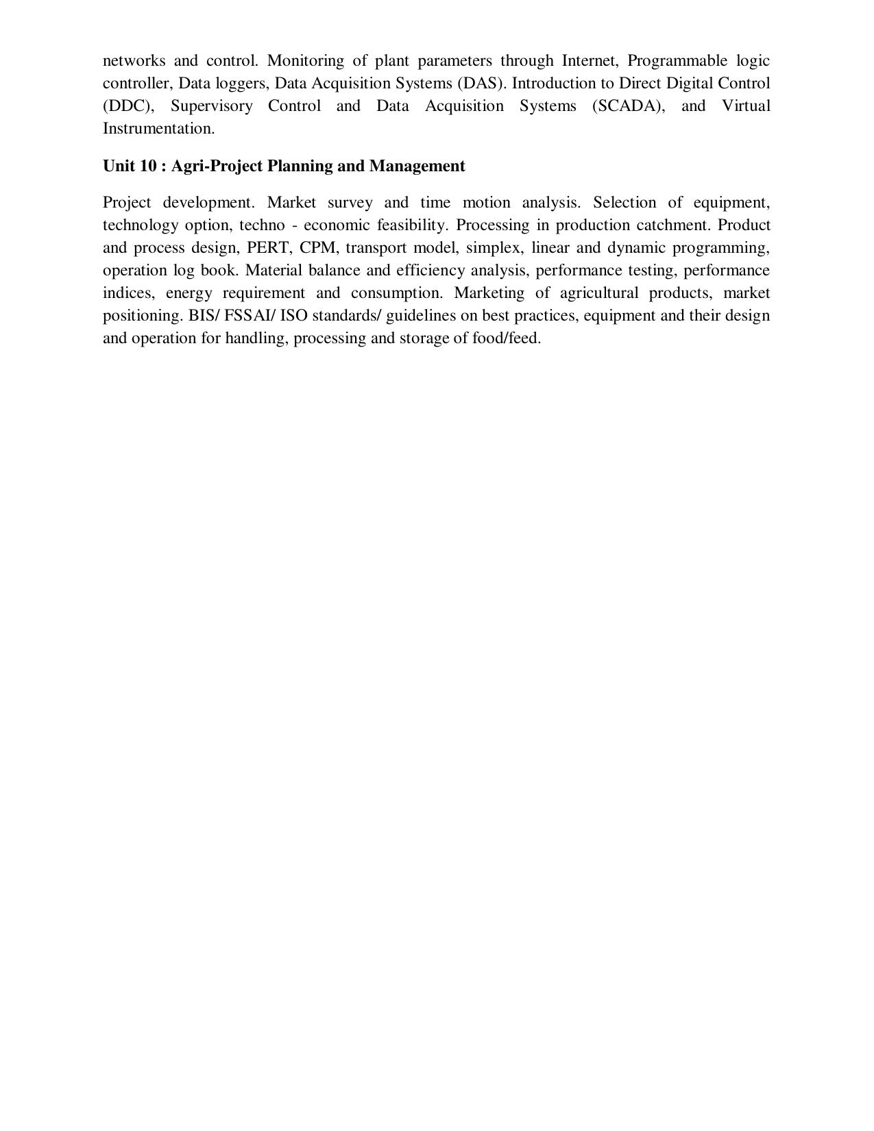 ICAR AICE-JRF/SRF (PhD) Syllabus - Page 125