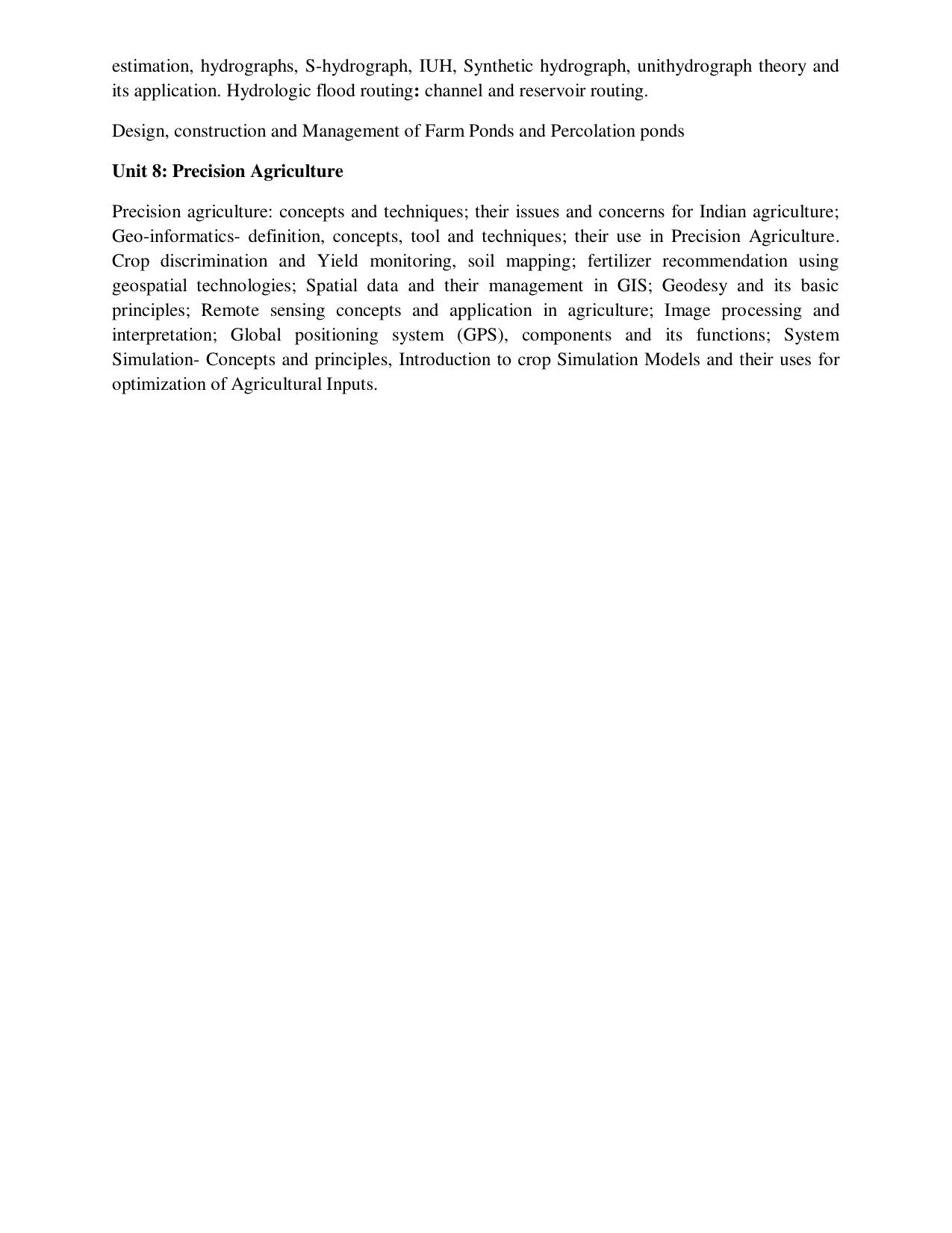 ICAR AICE-JRF/SRF (PhD) Syllabus - Page 131