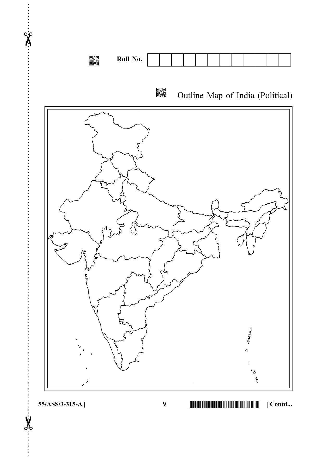 NIOS October 2017 Class 12 History Question Paper - Page 9