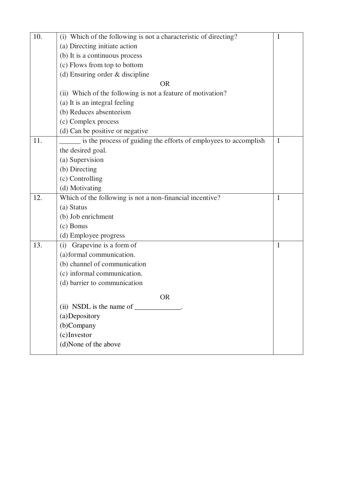 NIOS Class 12 Commerce (Business Studies) Sample Paper - Page 4