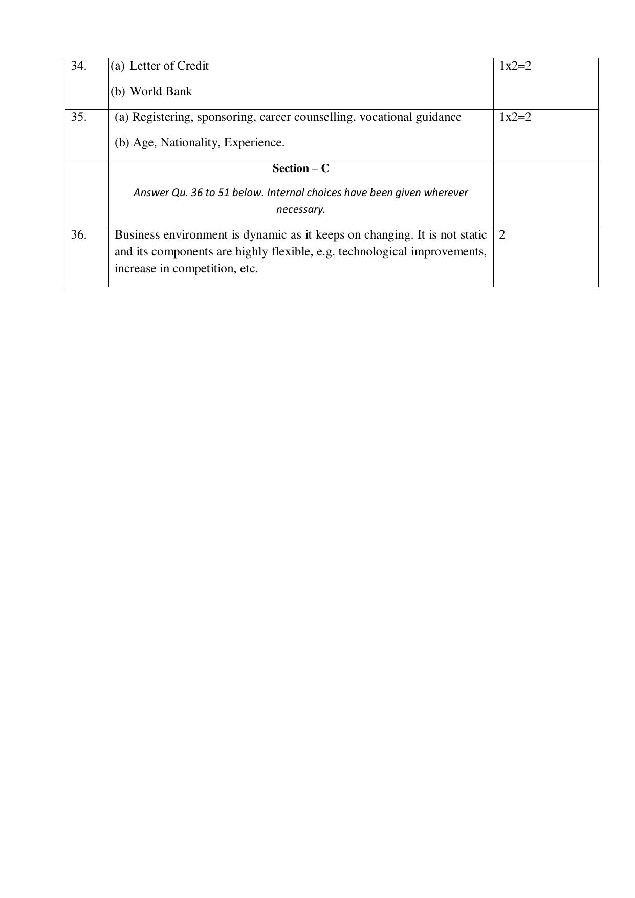 NIOS Class 12 Commerce (Business Studies) Sample Paper - Page 15
