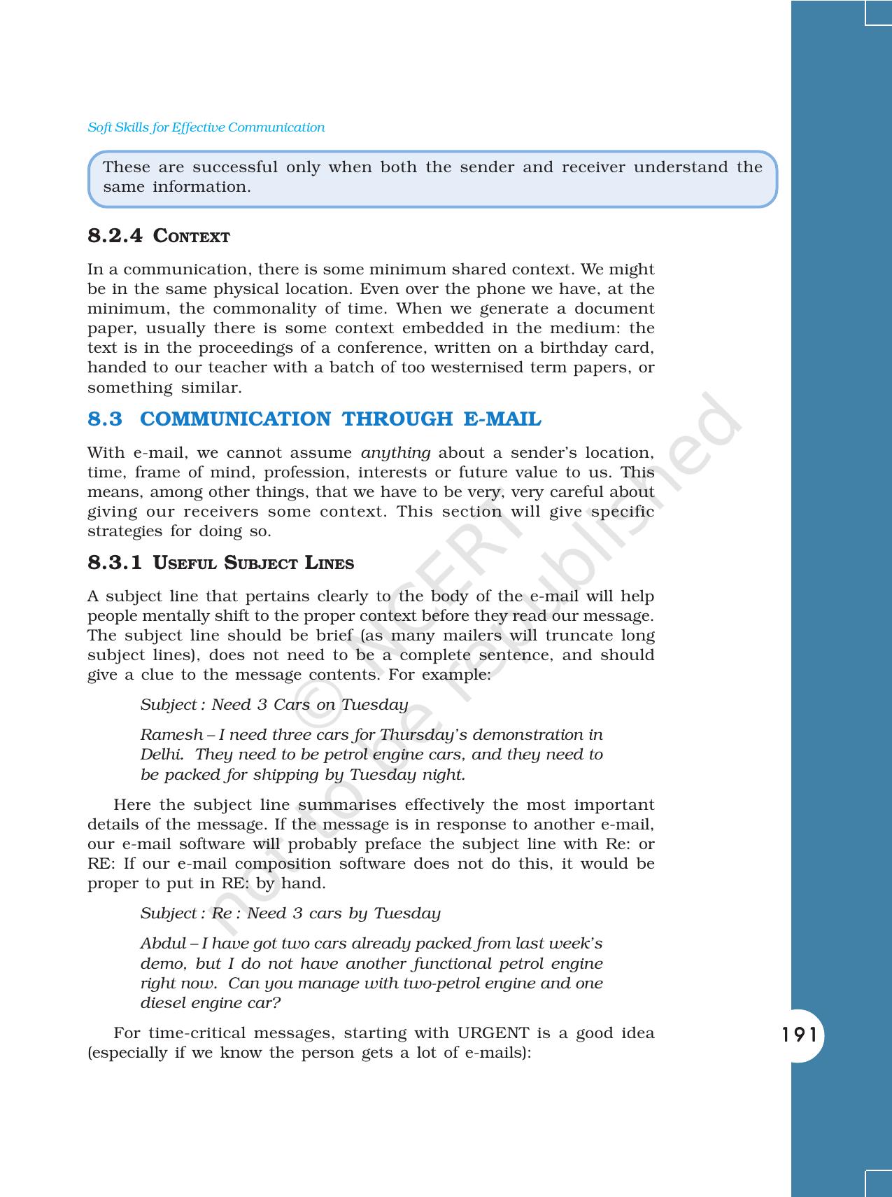 NCERT Book for Class 11 Computers Chapter 8 Soft Skills for Effective Communication - Page 7