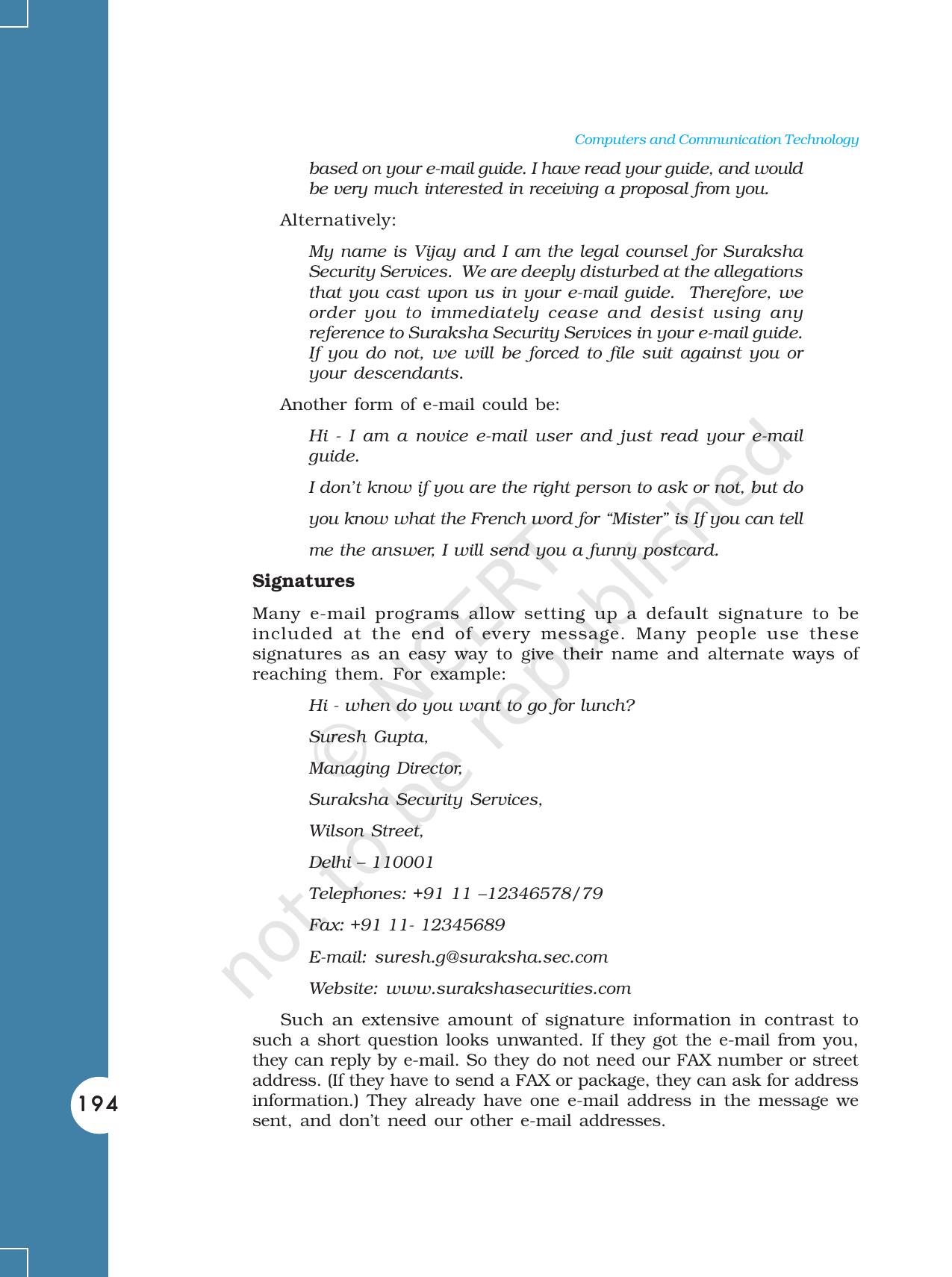 NCERT Book for Class 11 Computers Chapter 8 Soft Skills for Effective Communication - Page 10