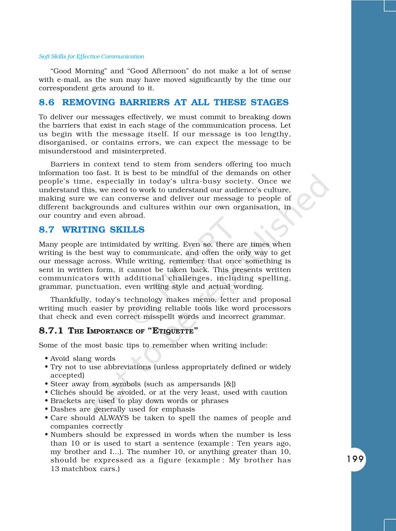 NCERT Book for Class 11 Computers Chapter 8 Soft Skills for Effective Communication - Page 15
