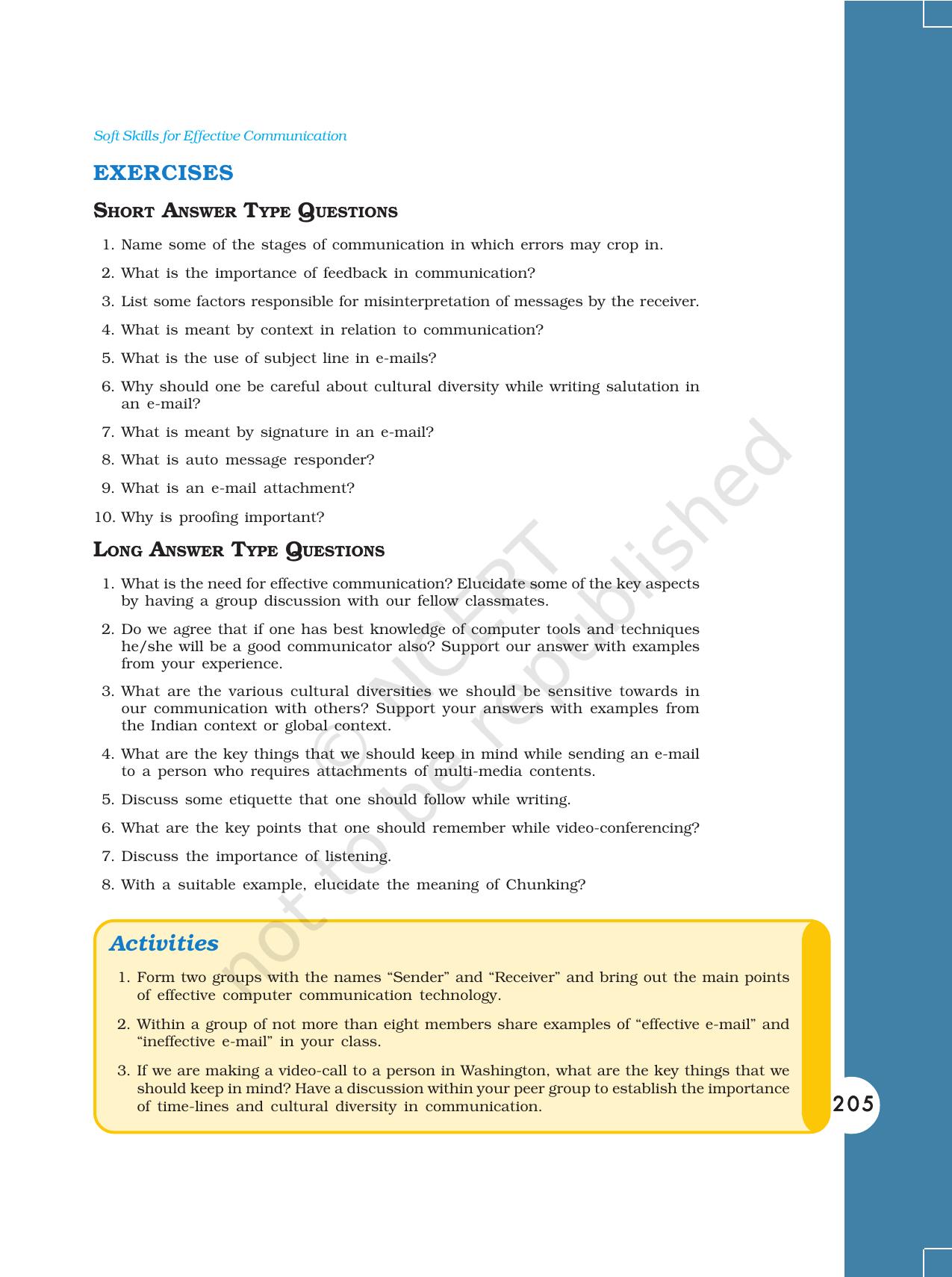 NCERT Book for Class 11 Computers Chapter 8 Soft Skills for Effective Communication - Page 21