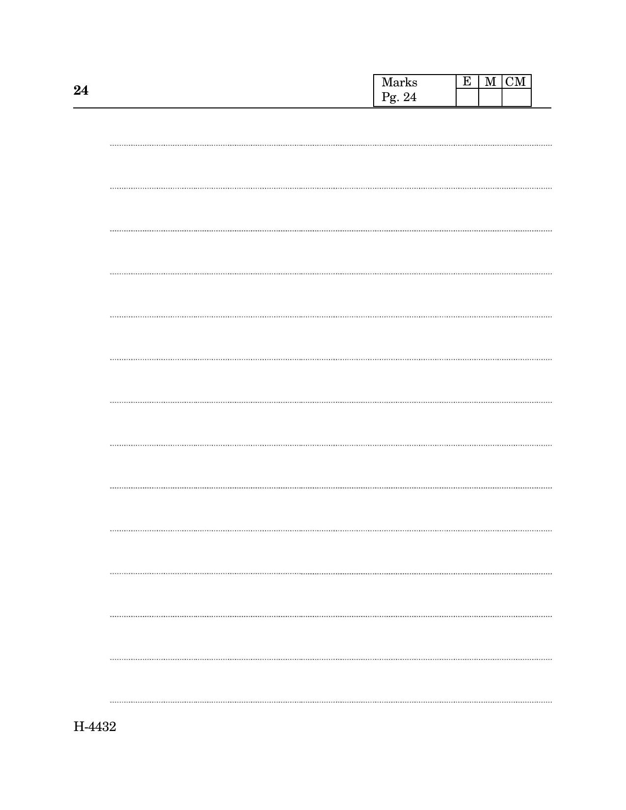 Goa Board Class 12 Marathi Language II (CWSN) (March 2024) Question Paper - Page 24