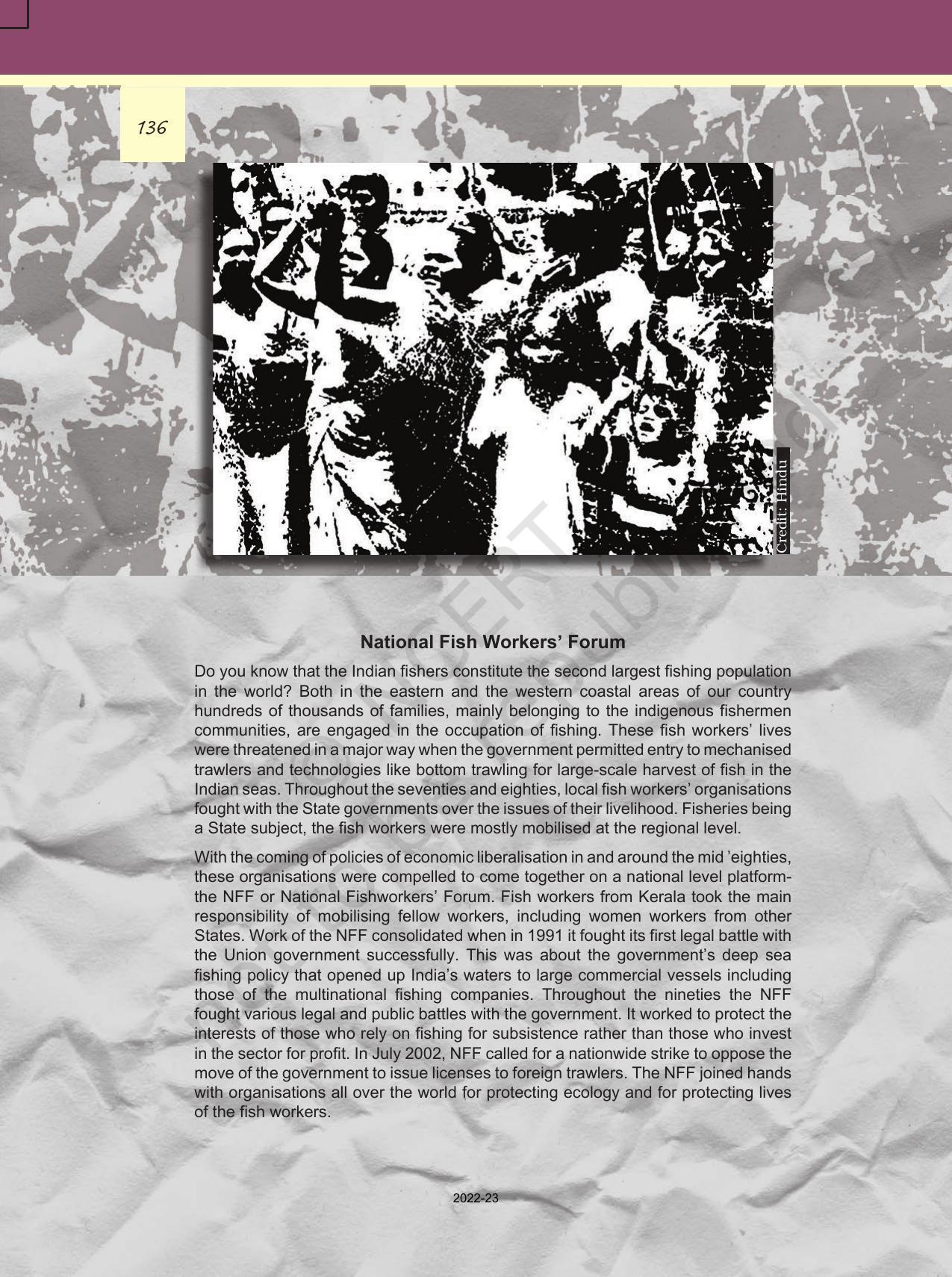 NCERT Book for Class 12 Political Science (Politics In India Since Independence) Chapter 7 Rise of Popular Movements - Page 9