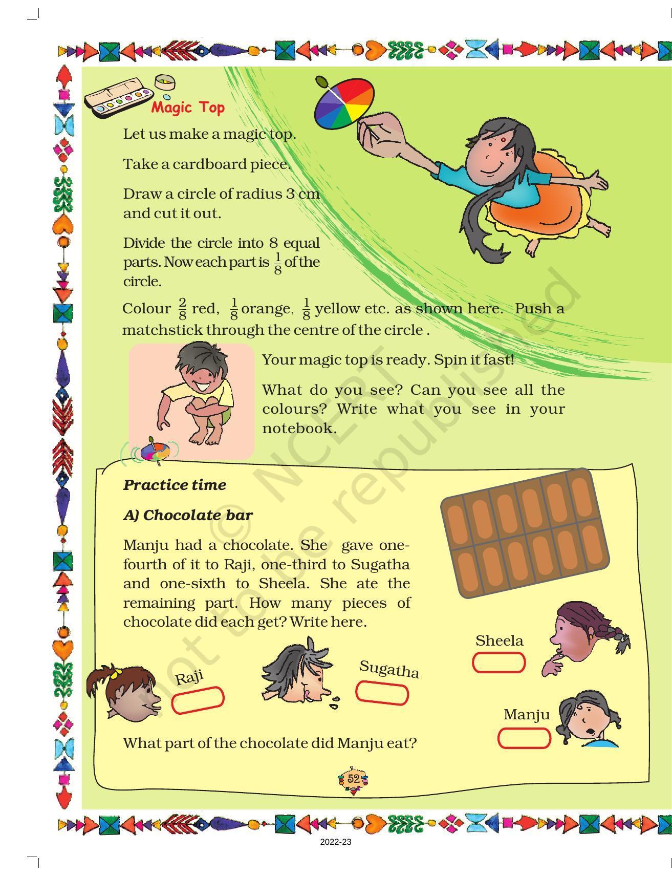 NCERT Book for Class 5 Maths Chapter 4 Parts and Wholes - Page 3